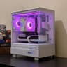 🦢🤍 White Gaming PC | RTX 4060Ti | Ryzen 5500 | 1TB SSD | 32GB RAM | WiFi 6 & Bluetooth 🤍🦢