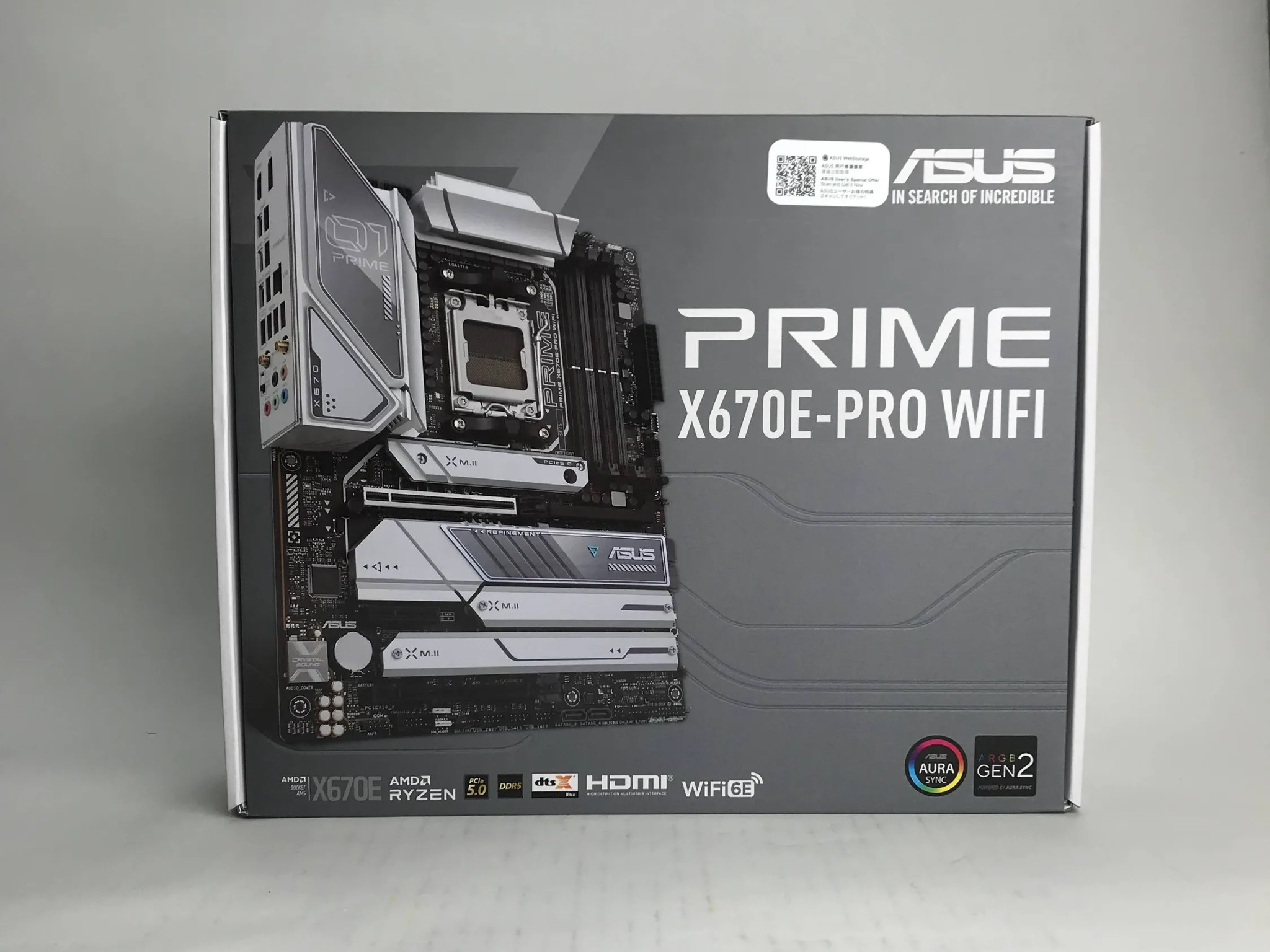 BNIB | ASUS PRIME X670E-PRO WIFI Socket AM5, AMD Motherboard