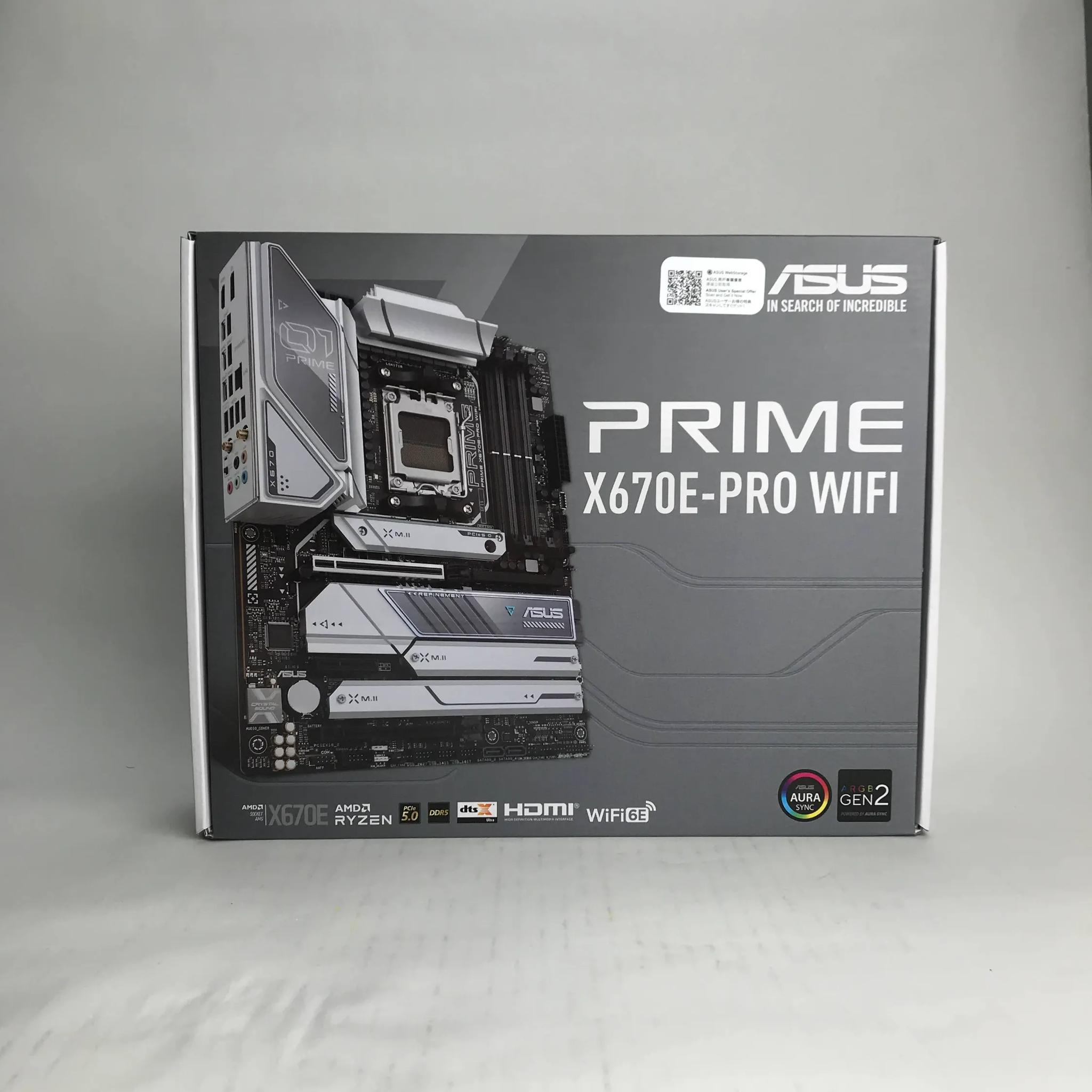 BNIB | ASUS PRIME X670E-PRO WIFI Socket AM5, AMD Motherboard