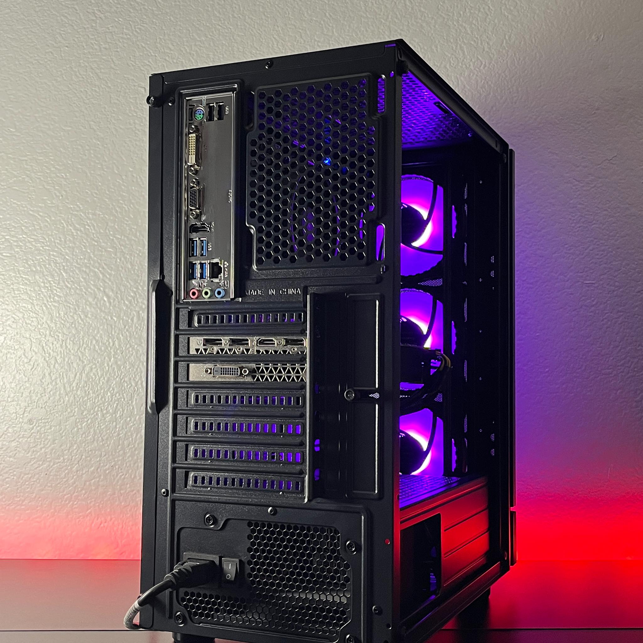 GTX 1070 8GB, Ryzen 7 2700, 16GB RAM | Black RGB Gaming Computer/PC