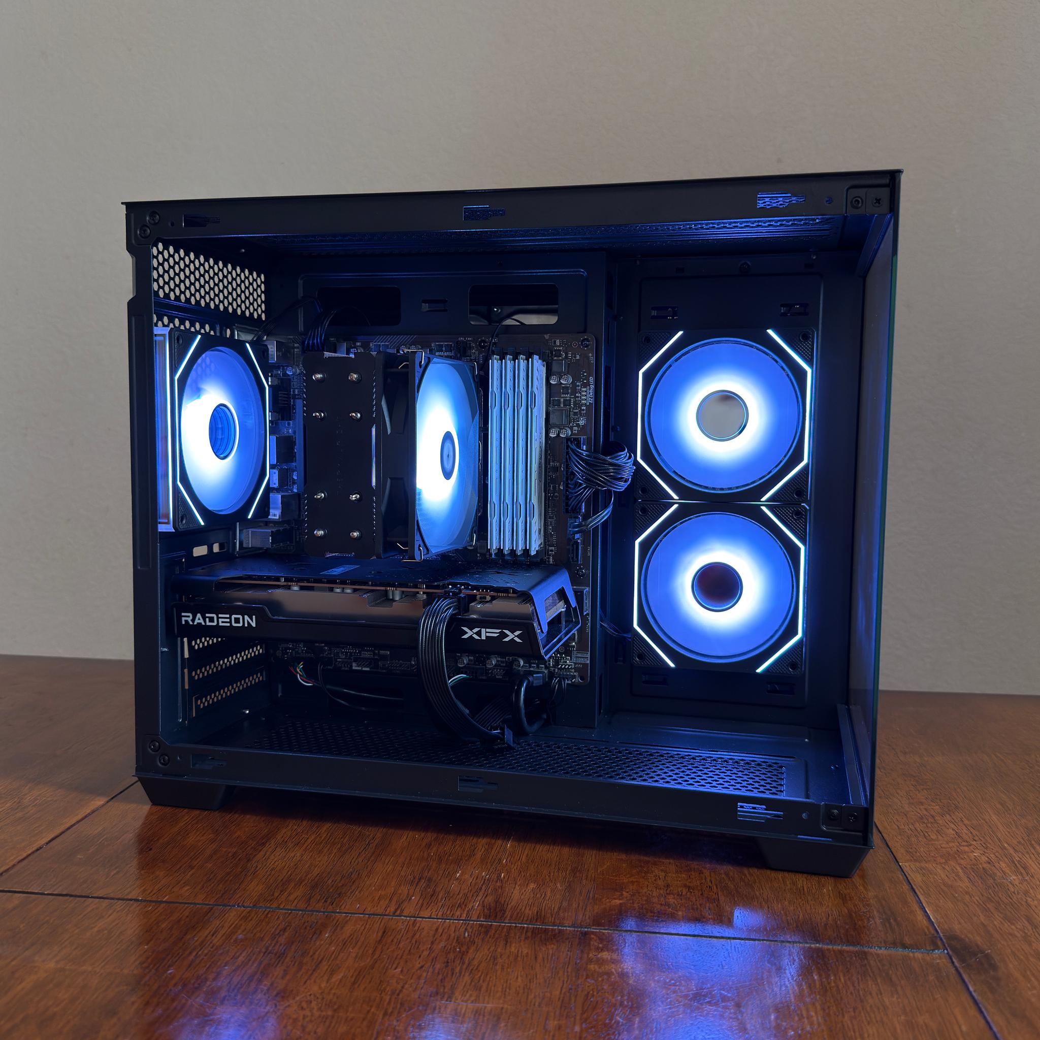 Budget Gaming PC | RX 7600 | Ryzen 2600X | 16GB Ram | 500GB NVME + 1TB HDD | WiFi and BT |Windows 11