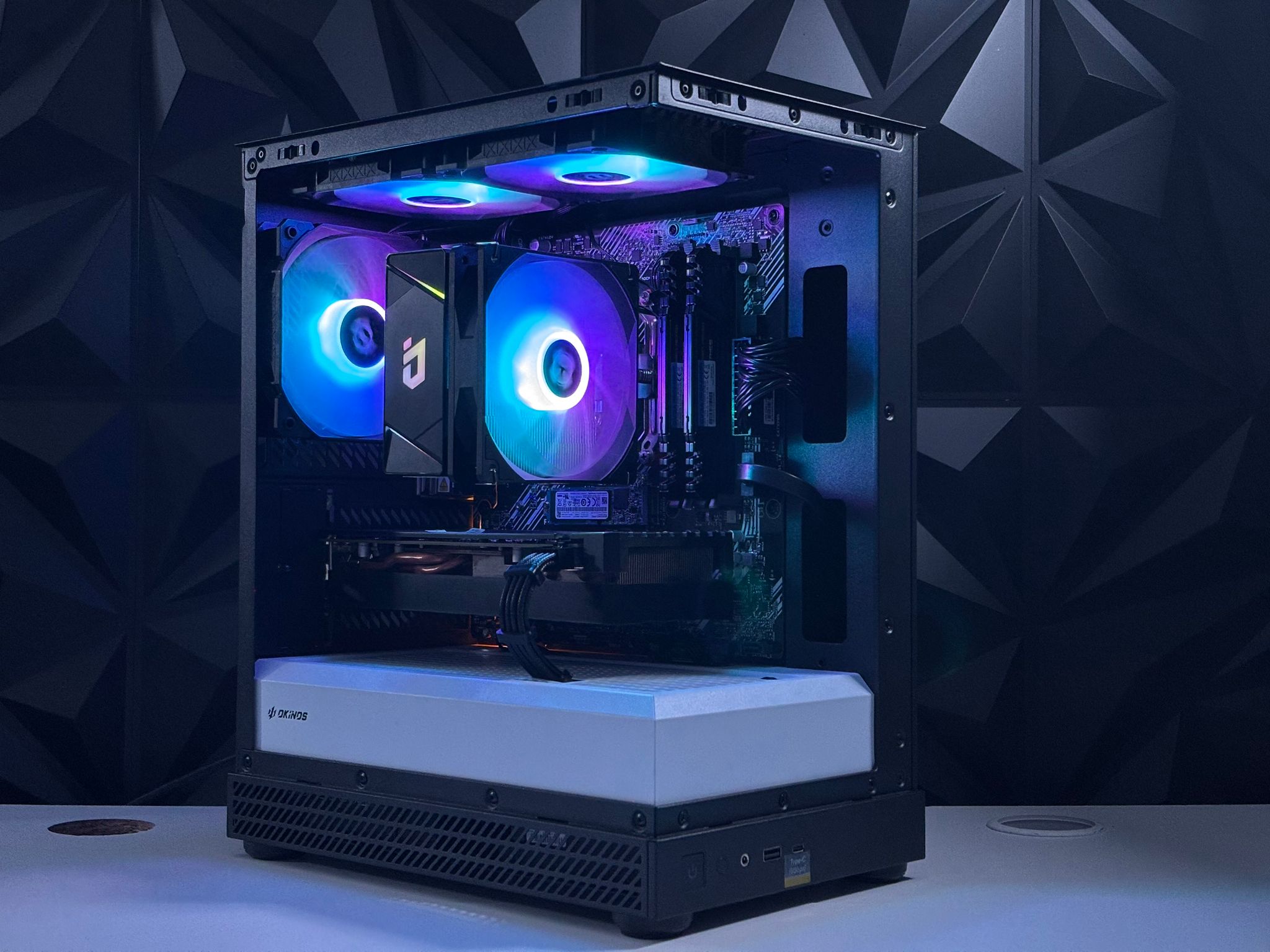 🌈⚡️🦾 Beast Gaming PC - RTX 3080 / Ryzen 5 5500 / 16GB RAM / 2TB Storage / WIFI + BT 🦾⚡️🌈