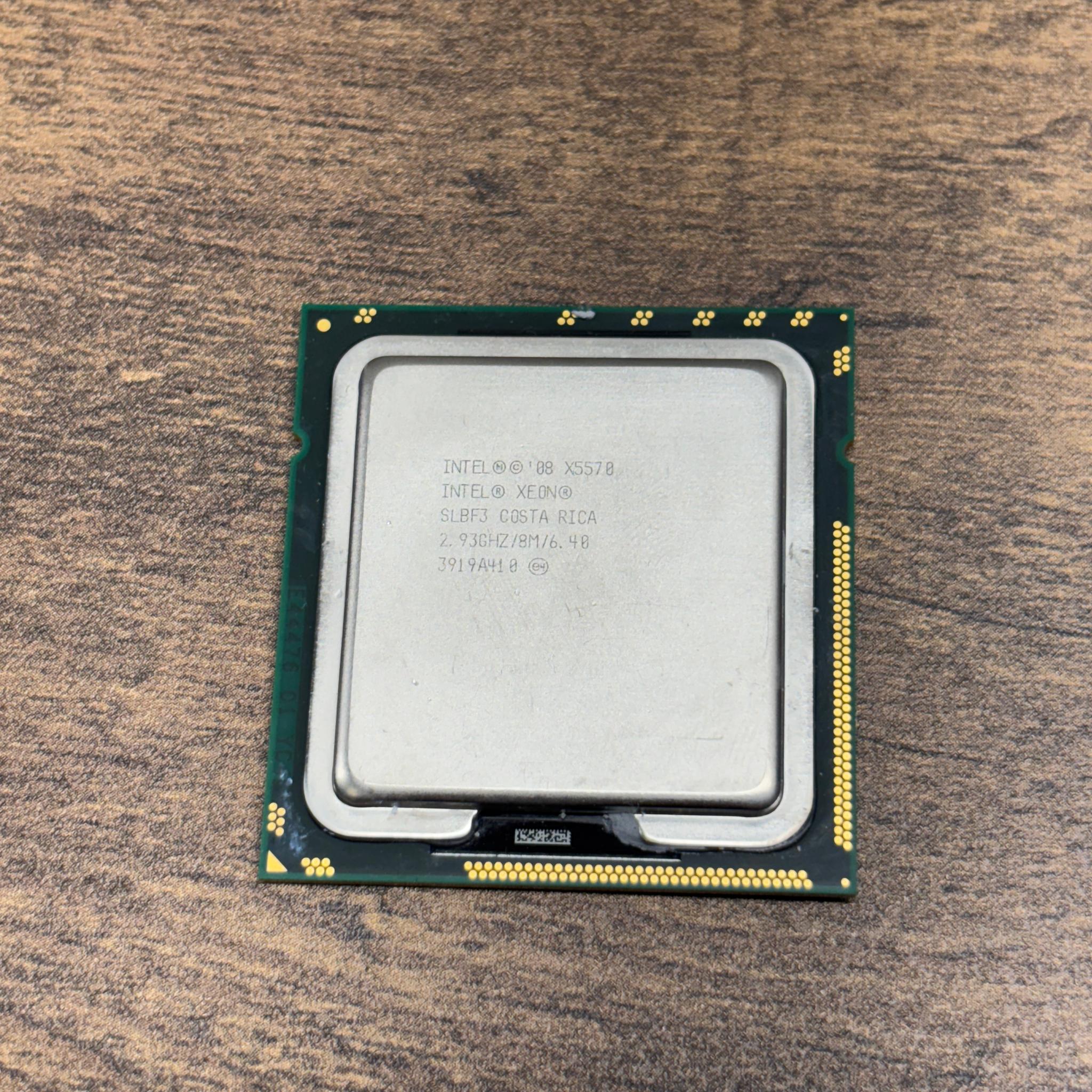 2x Intel Xeon X5570 2.93GHz Quad Core LGA 1366 CPUs – Tested Working