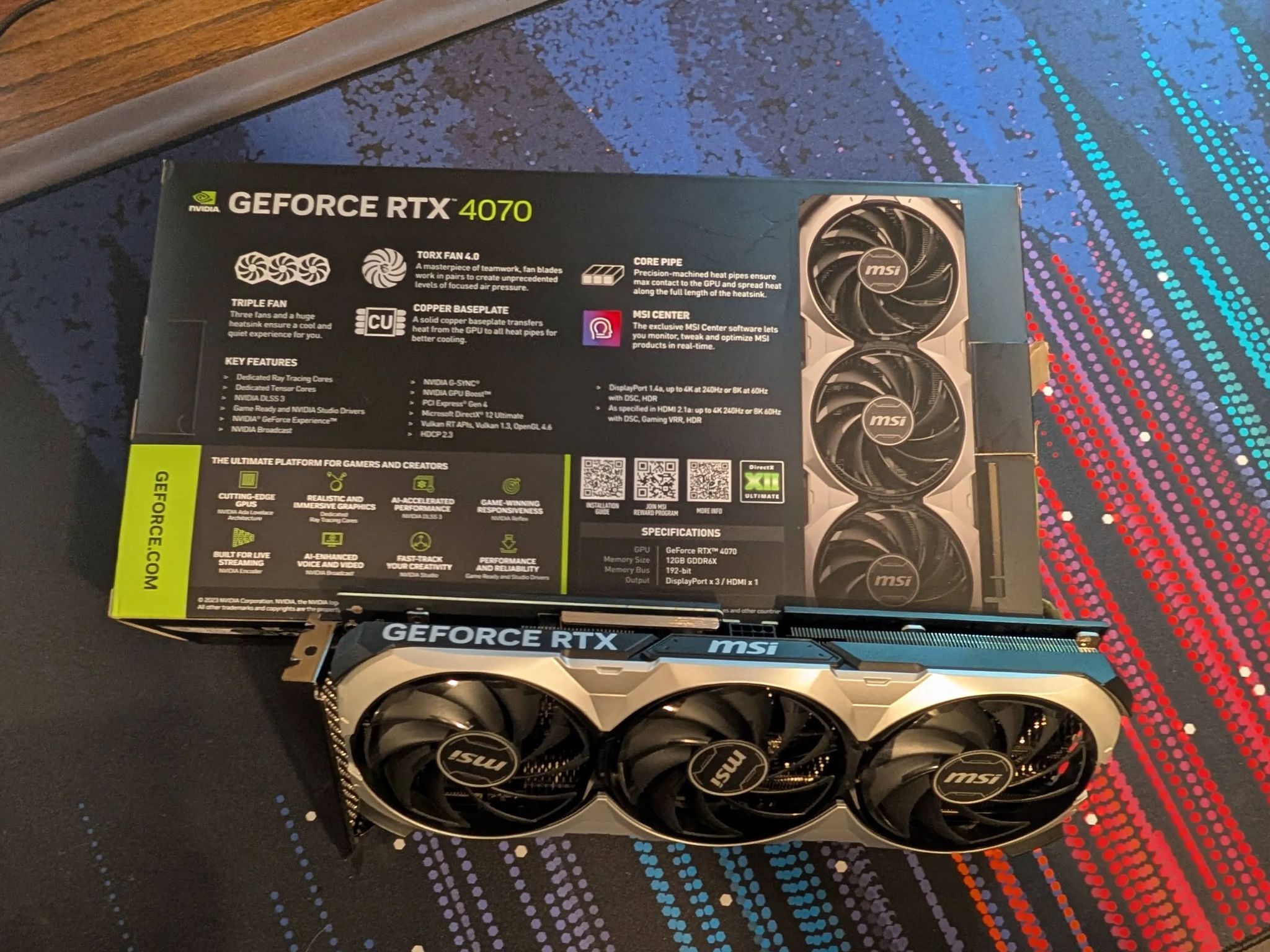 MSI RTX 4070 Ventus 3X