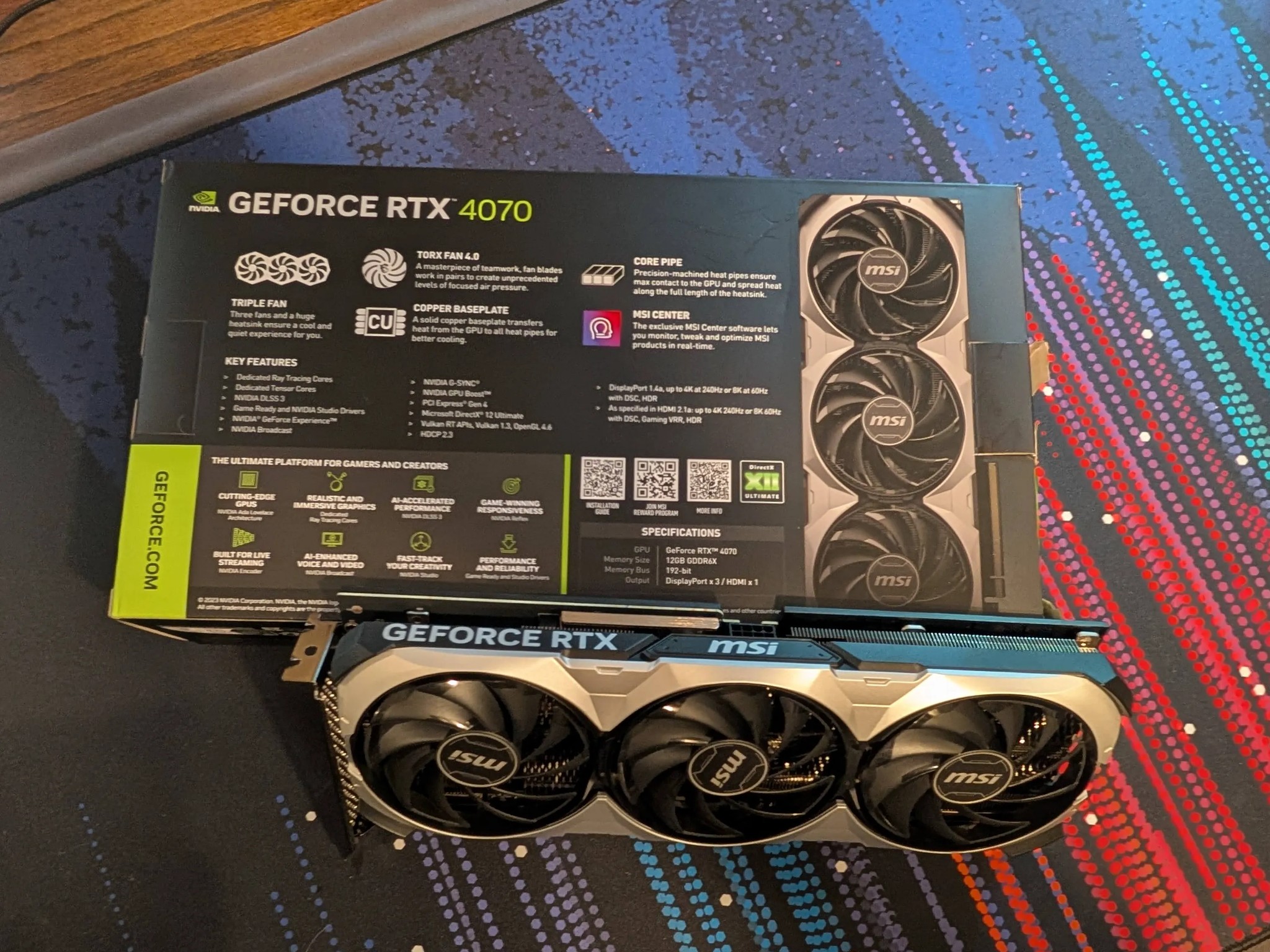 MSI RTX 4070 Ventus 3X