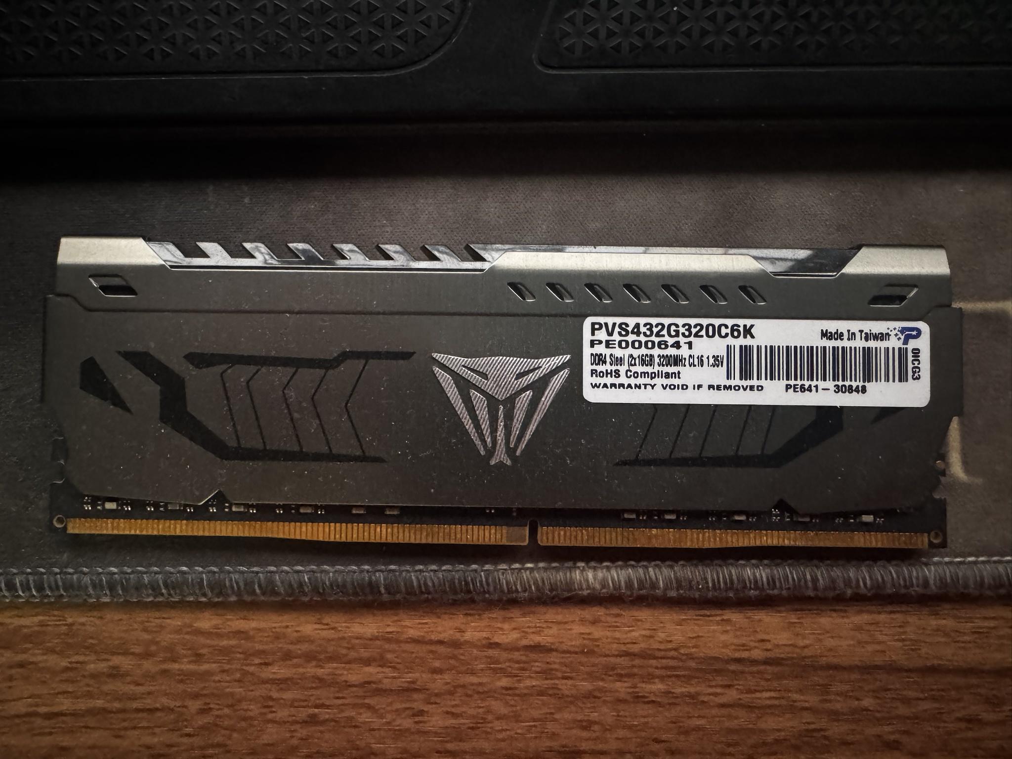 Patriot Viper 32GB (2x16) 3200MHz