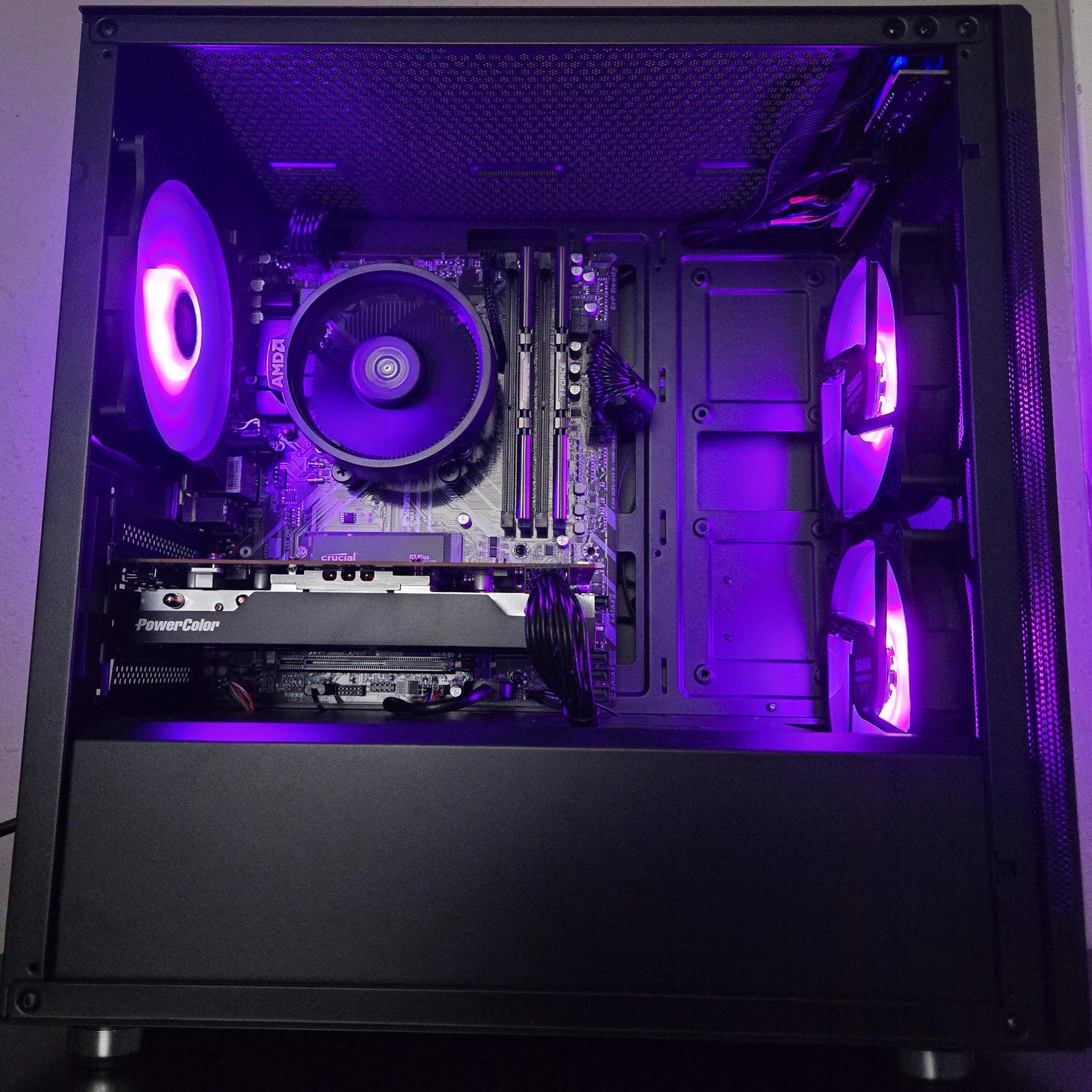 Brand-New 1080p Gaming PC | High Performance, Great Value | Ryzen 5 5500 | Radeon RX 6600