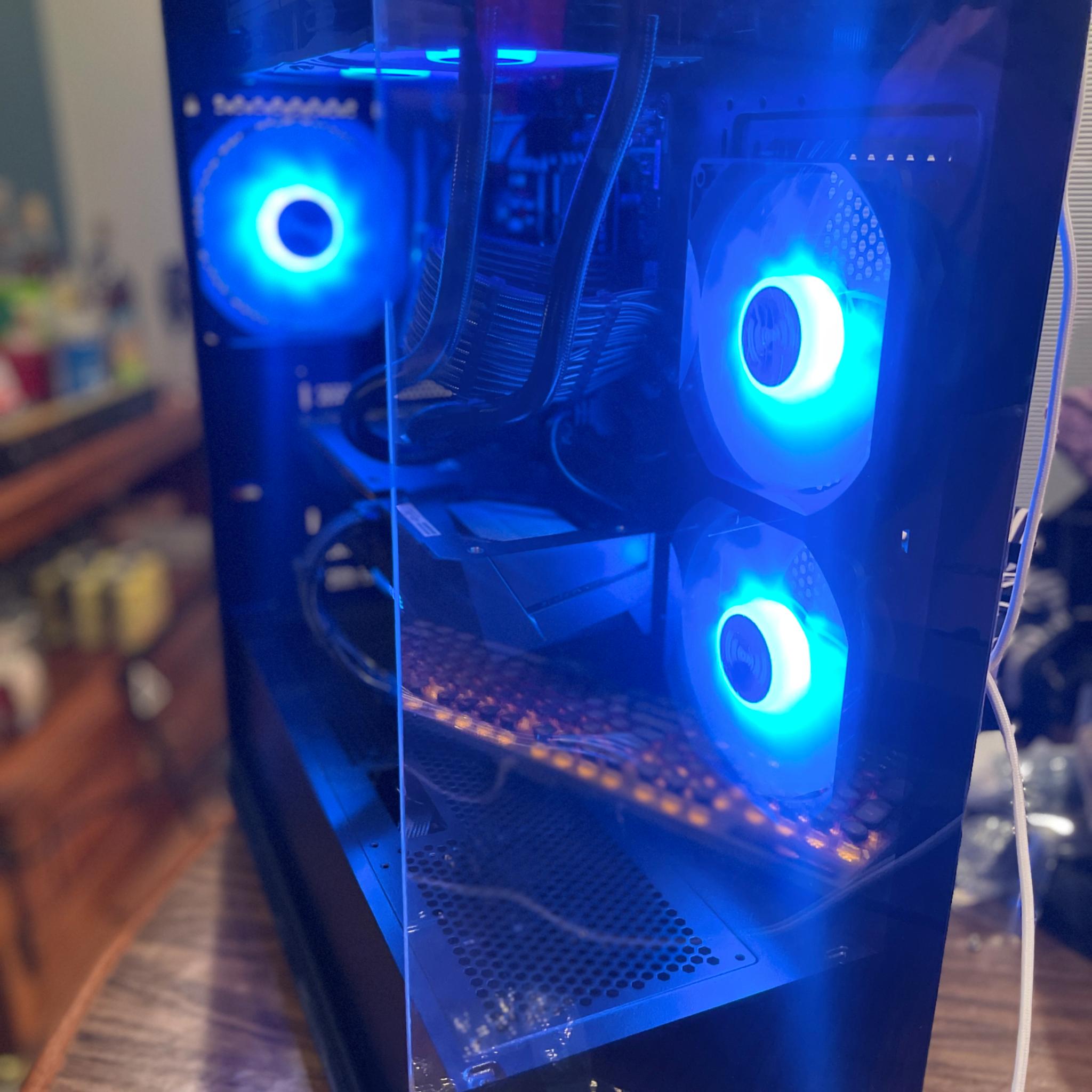 ⚡️“StormCore X – Lightning-Fast Gaming PC with Striking Blue LEDs (On Sale!)”