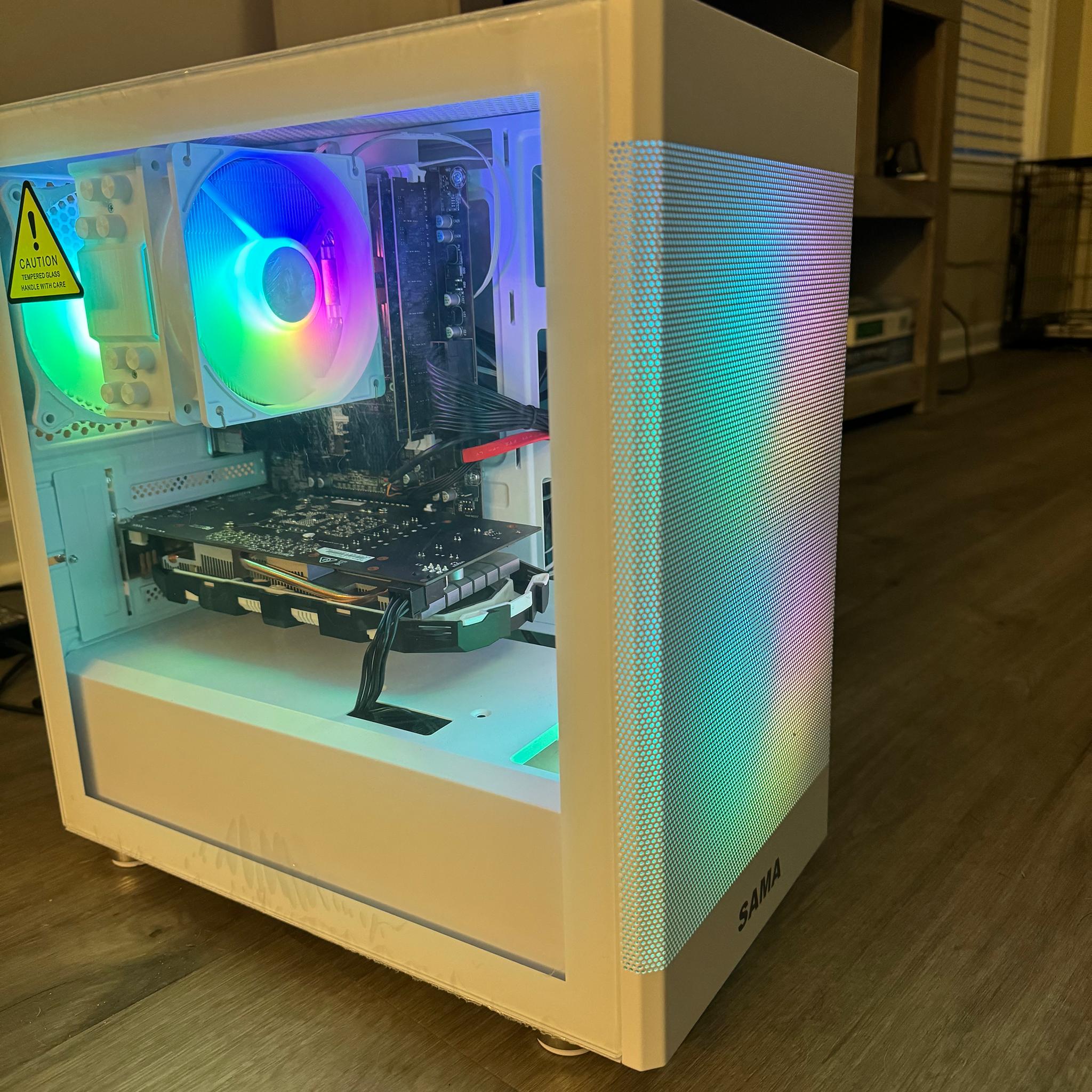 🌈Rainbow Fusion🌈 Gaming PC i5/GTX 1060/ 512gb SSD/ 16gb ram