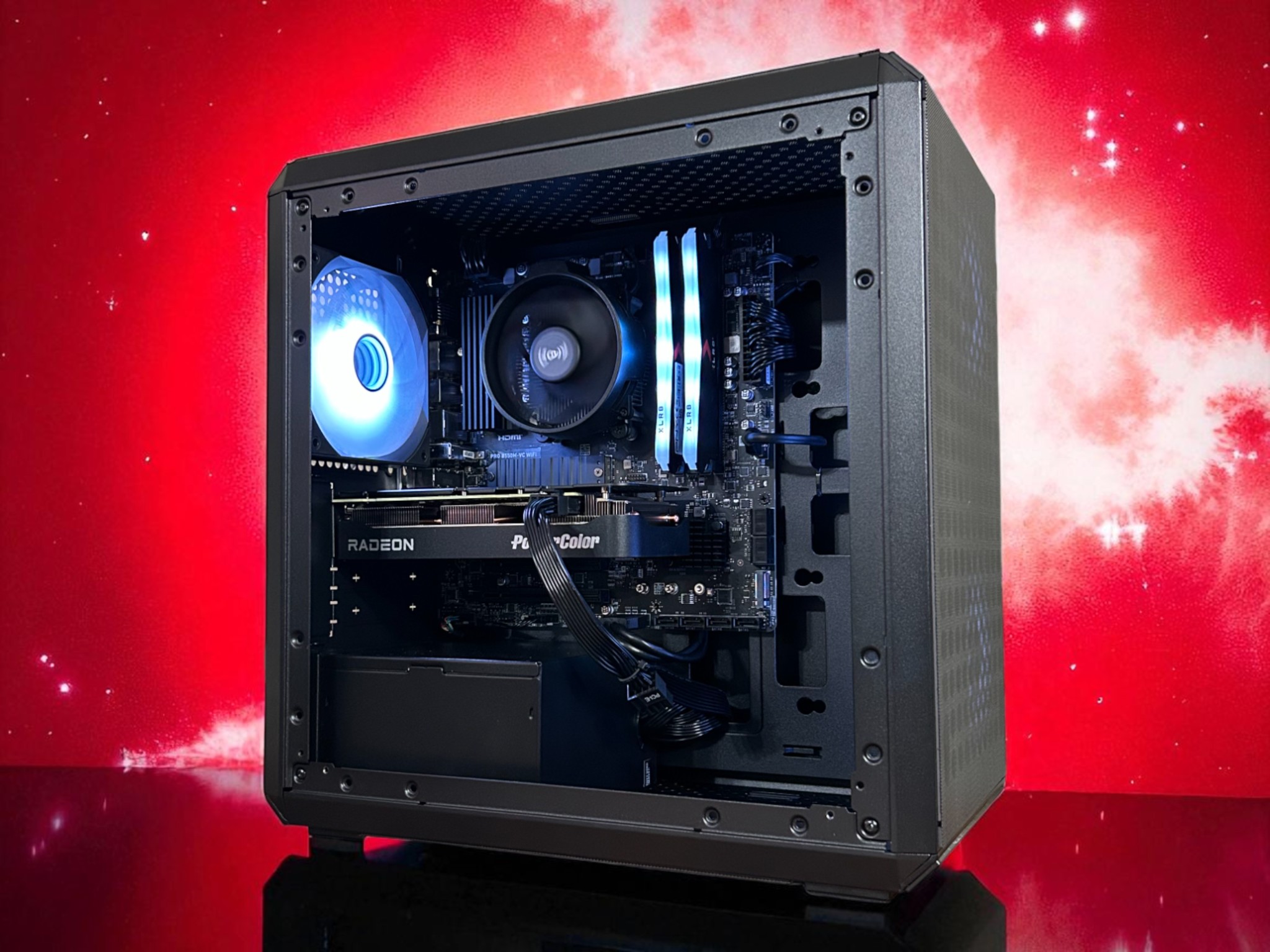 *BLACK FRIDAY SALE* RX 9060XT 8GB | Ryzen 5 5600 | 32GB DDR4 | 1TB NVMe | The Dark Trooper RX V2