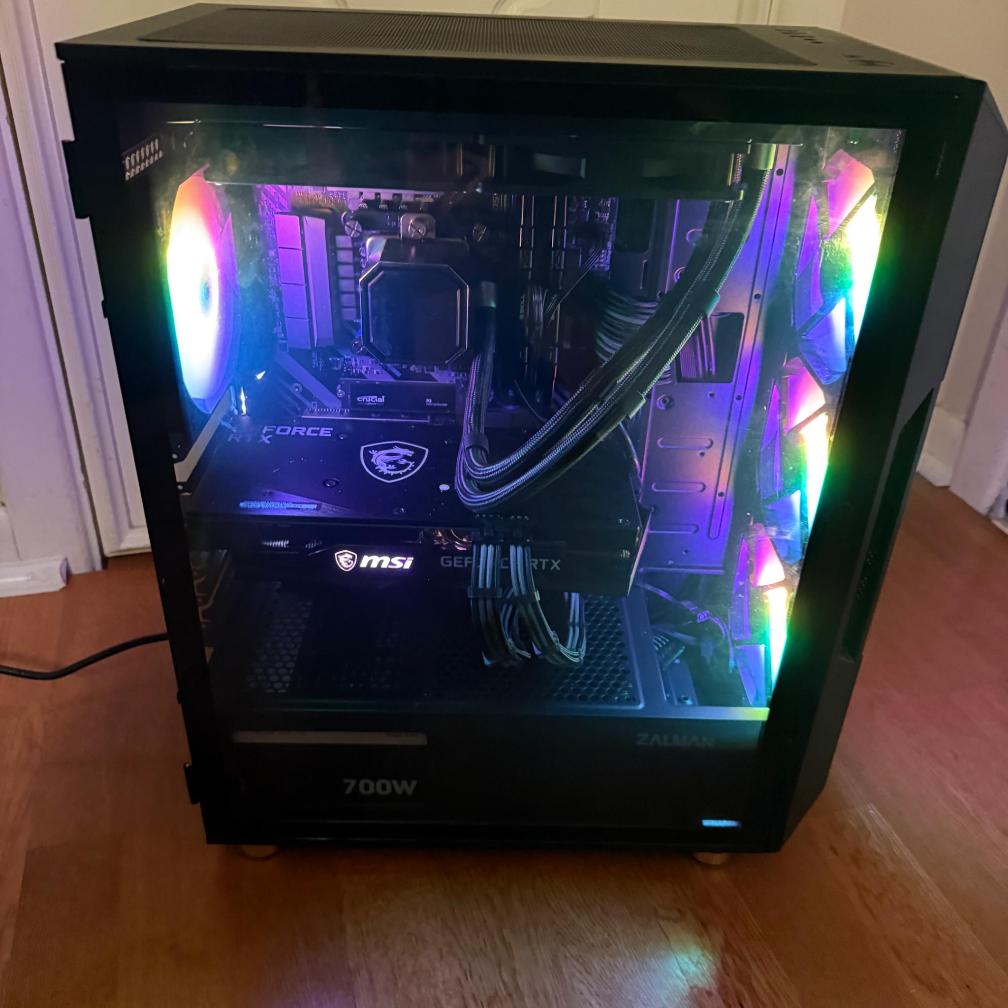 Mid-Tier Gaming PC, RTX 3060TI, i7-8700k, 1TB SSD, 16GB Ram