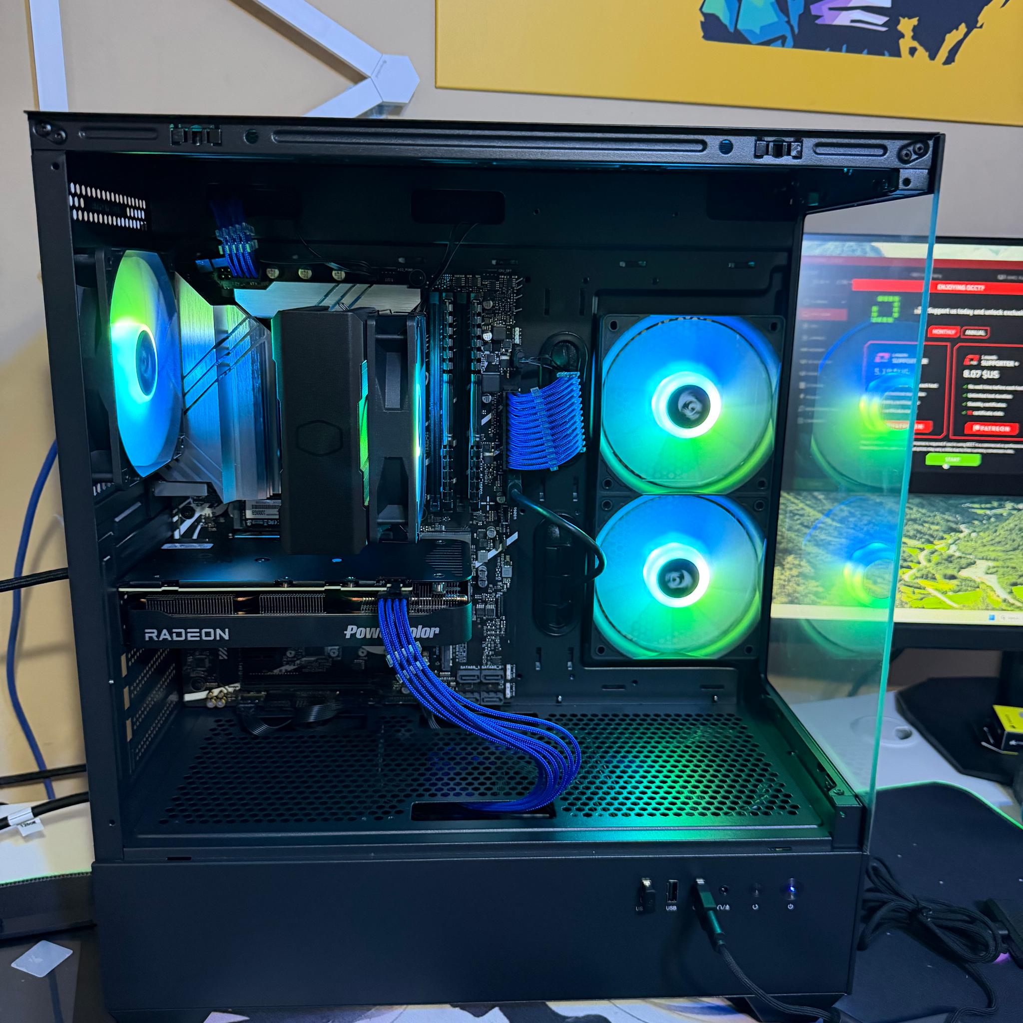 RX 9060 XT (16GB) | Intel I7 12700f | DDR5 32GB (2x16GB) — Custom Gaming PC