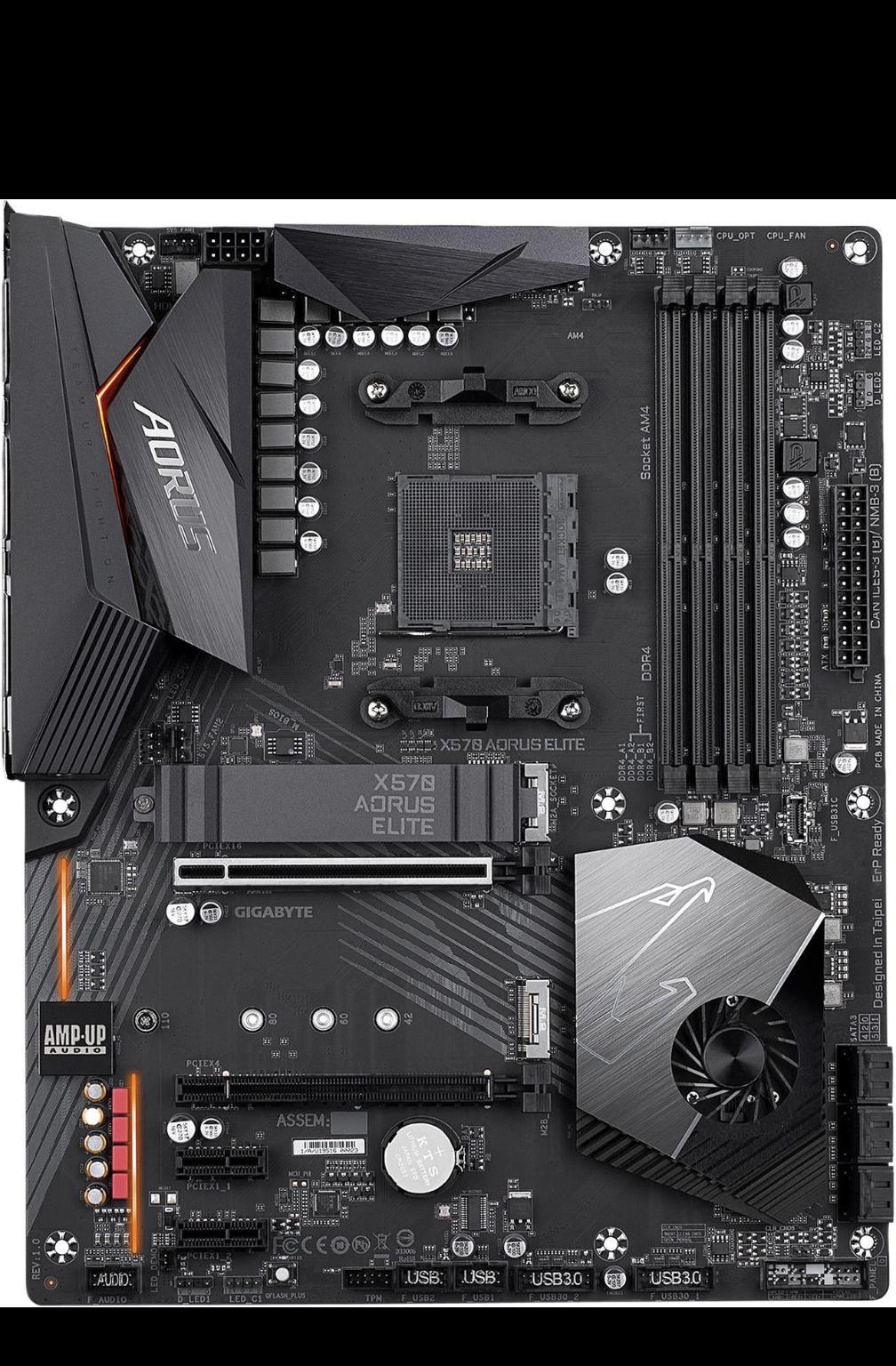 X570 Aorus Elite AMD Ryzen AM4 Gaming Motherboard