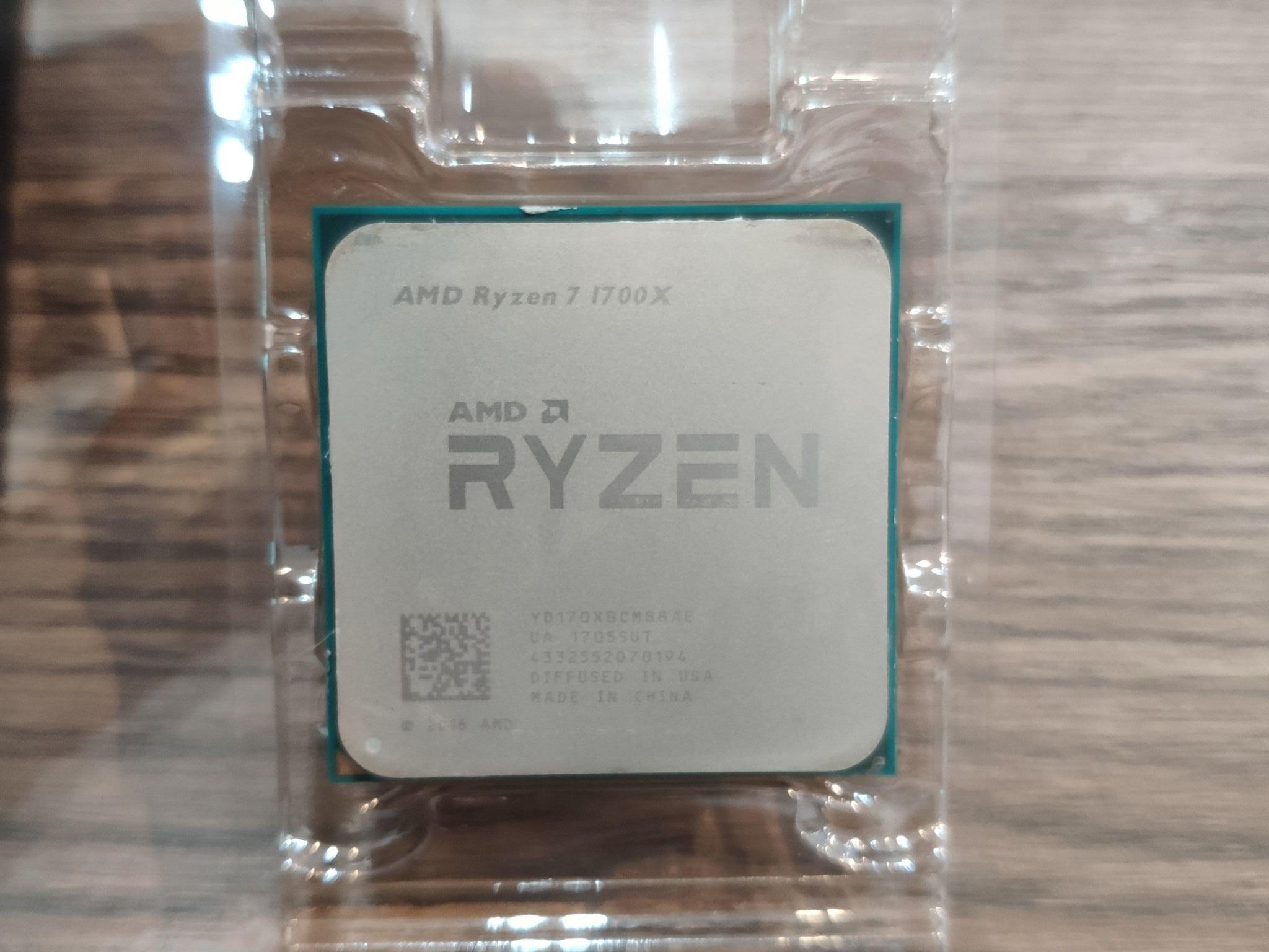 AMD Ryzen 7 1700X 3.4 GHz 8-Core CPU Socket AM4