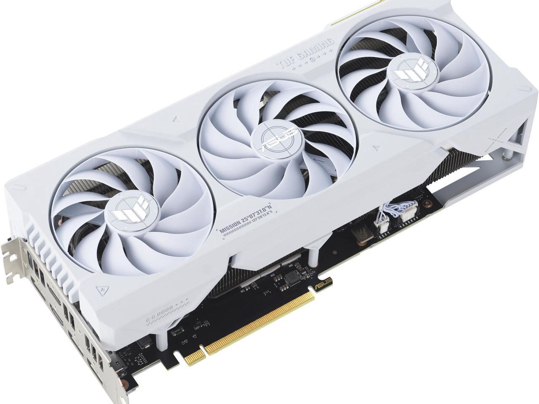 ASUS TUF RTX 4070 Ti Super OC White 16GB GDDR6X Video Graphics Card GPU