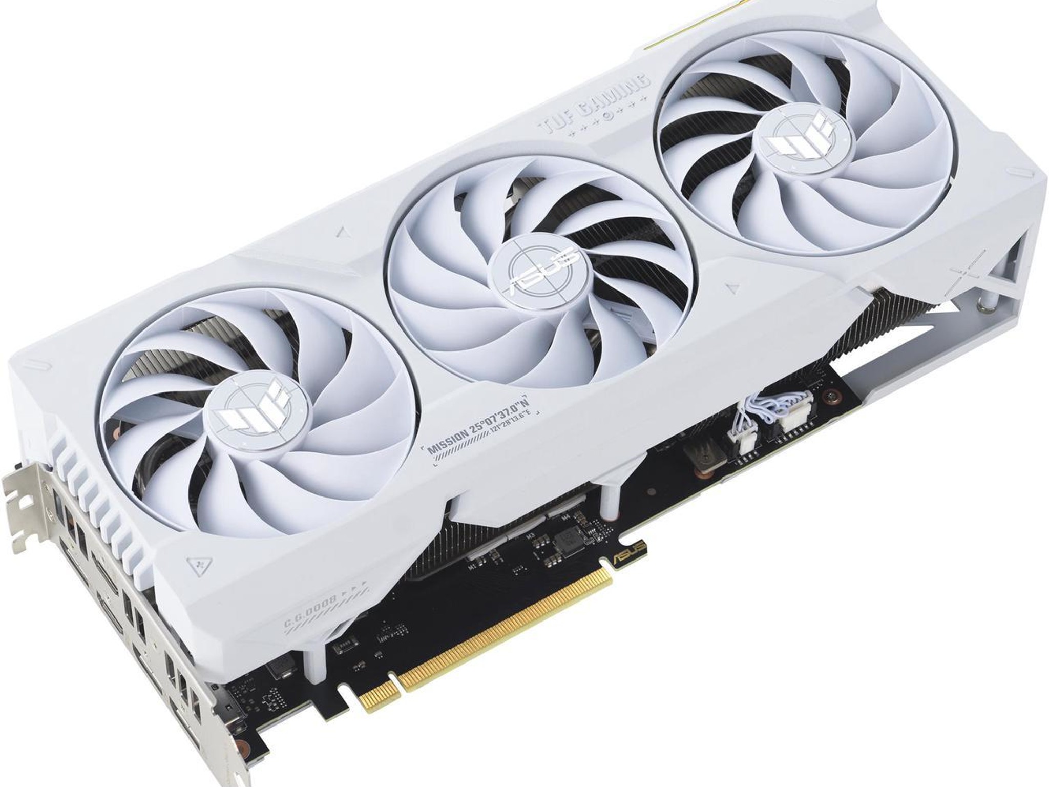 ASUS TUF RTX 4070 Ti Super OC White 16GB GDDR6X Video Graphics Card GPU