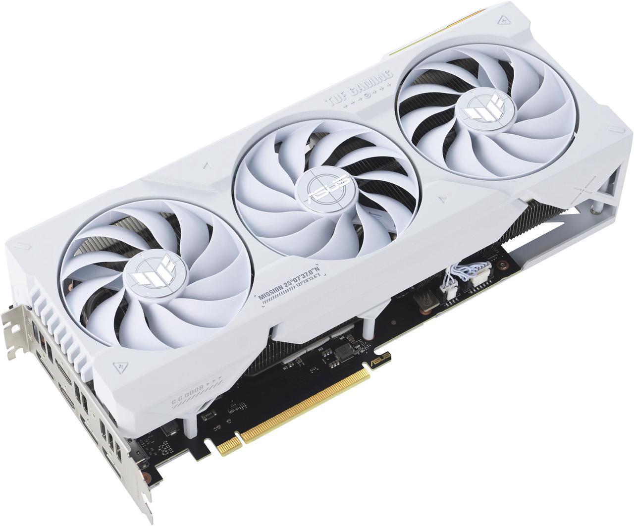 ASUS TUF RTX 4070 Ti Super OC White 16GB GDDR6X Video Graphics Card GPU