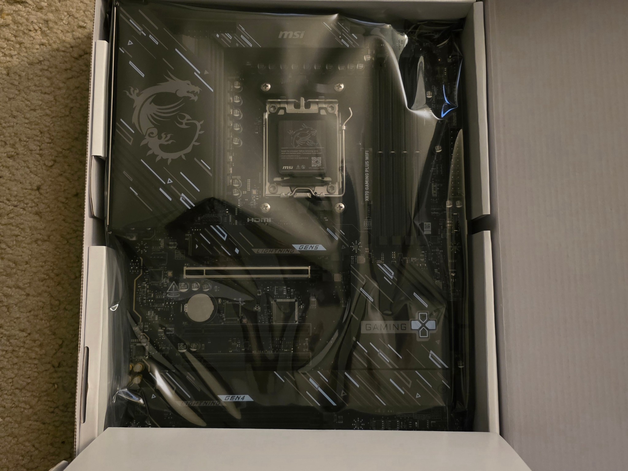 MSI X870 GAMING PLUS WIFI AM5 ATX Motherboard Brand New In Box