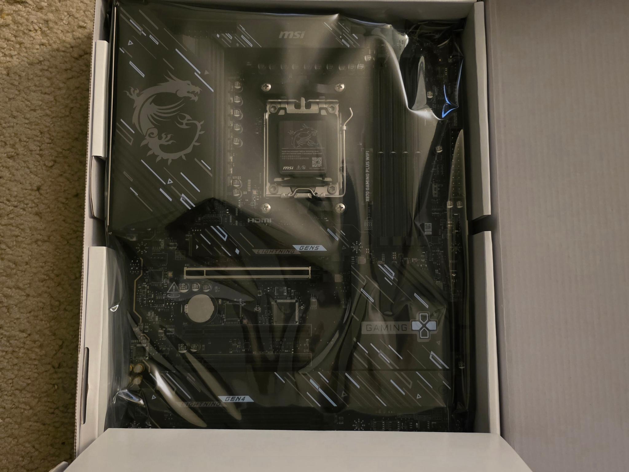 MSI X870 GAMING PLUS WIFI AM5 ATX Motherboard Brand New In Box