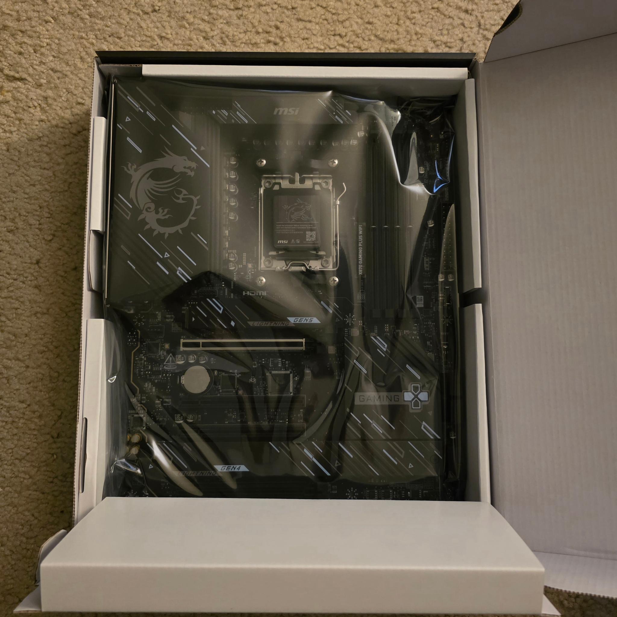 MSI X870 GAMING PLUS WIFI AM5 ATX Motherboard Brand New In Box