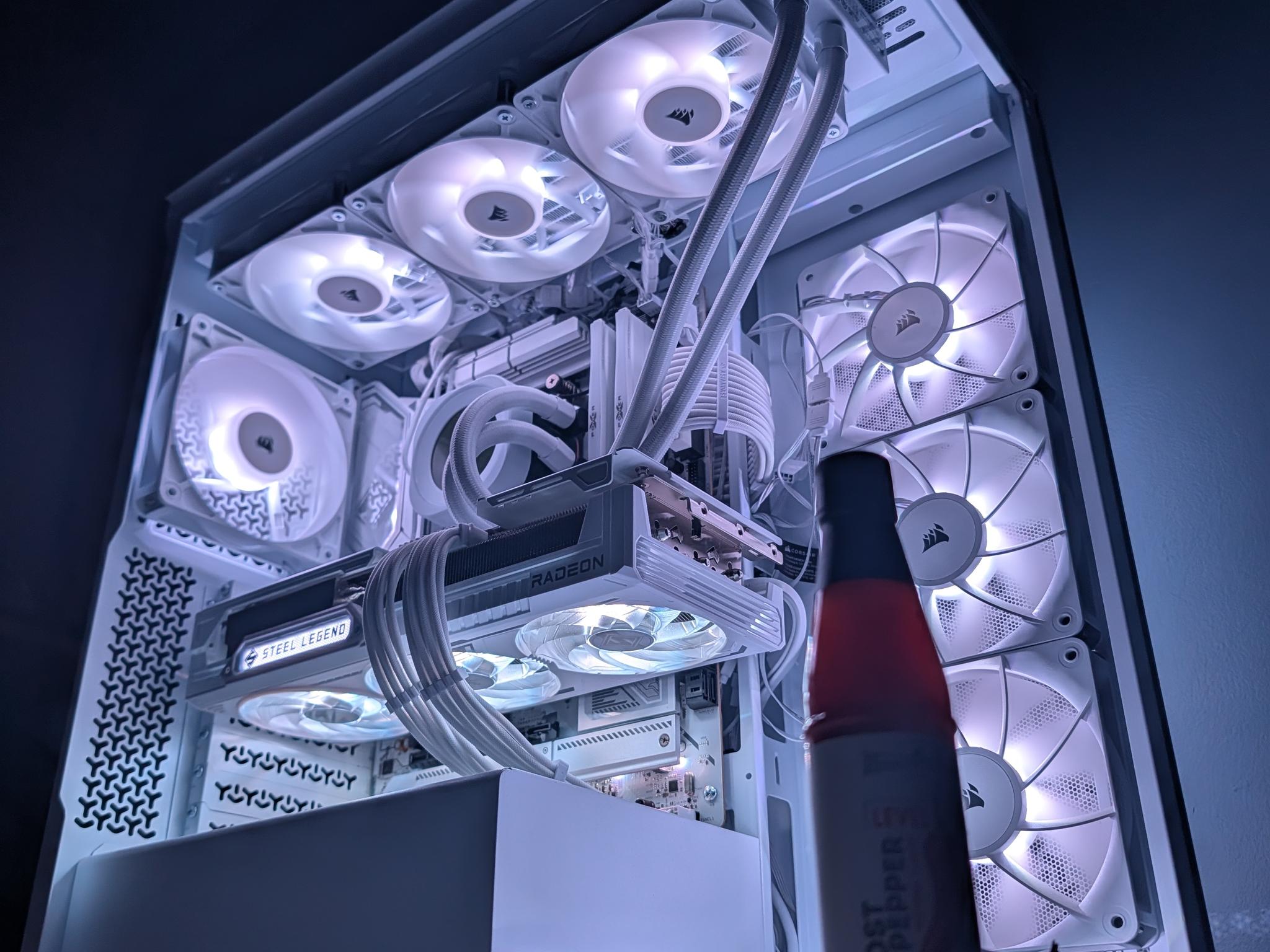 High-End gaming PC BYO GRAPHICS CARD | 32gb DDR5 6000 | 9800X3D | X870 | 2TB | SCREEN WATER COOLED
