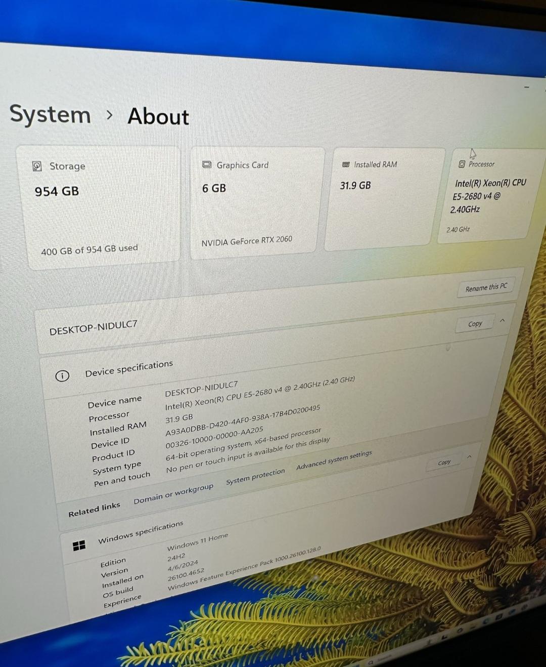 1080p Beast RTX 2060 | 32GB DDR4 | Intel Xeon 14-Core w/ WiFi