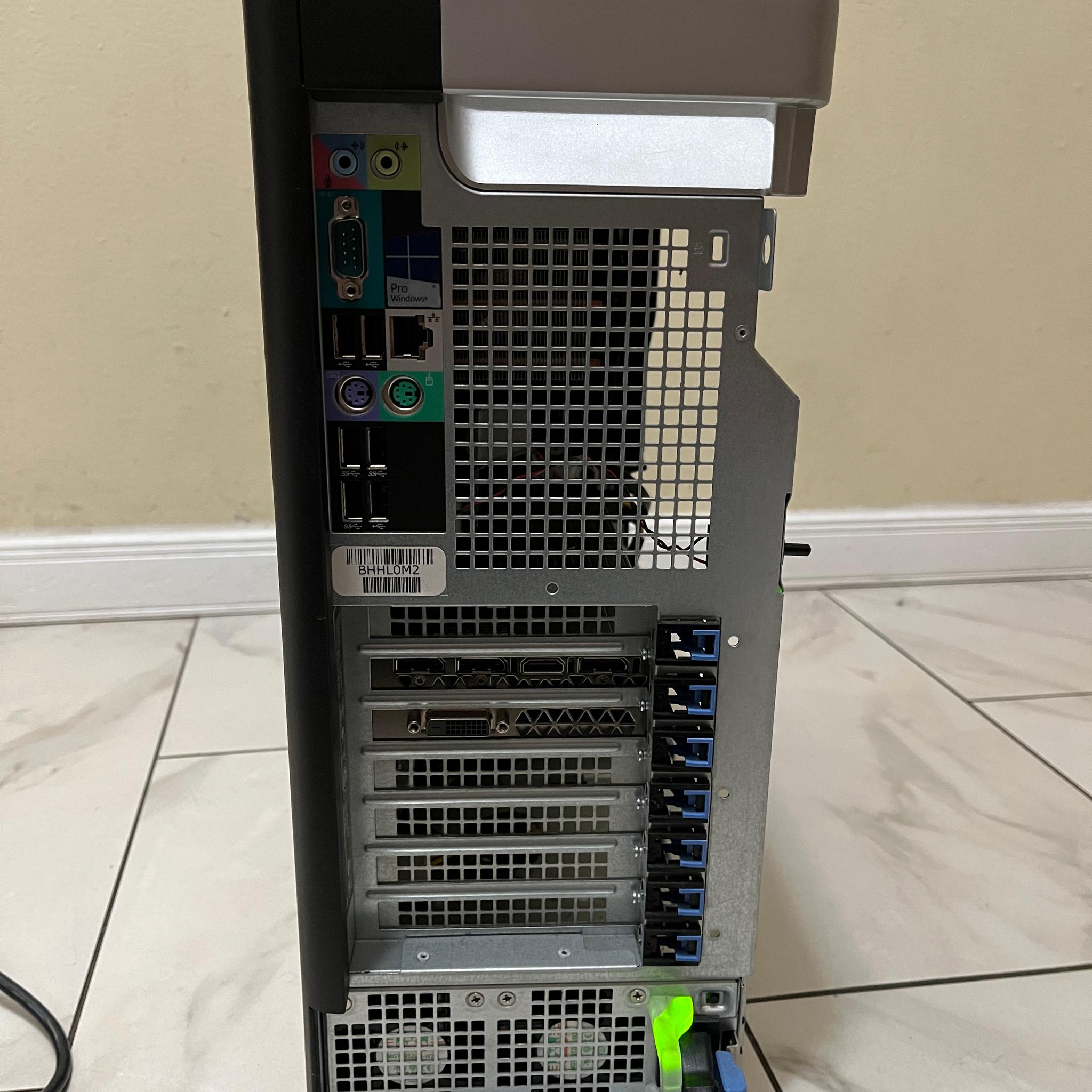 🔥NVIDIA GTX 1080, Intel Xeon 6 Core (Same as i7), 1.2 TB Storage, 12 GB RAM, Dell T5810 Gaming PC