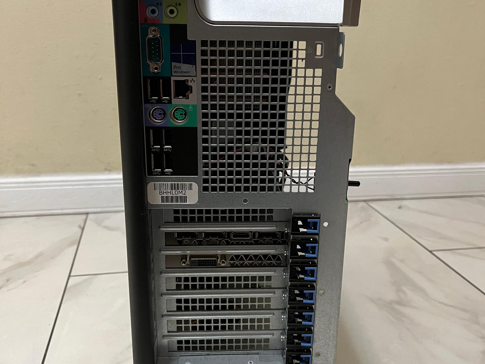 🔥NVIDIA GTX 1080, Intel Xeon 6 Core (Same as i7), 1.2 TB Storage, 12 GB RAM, Dell T5810 Gaming PC