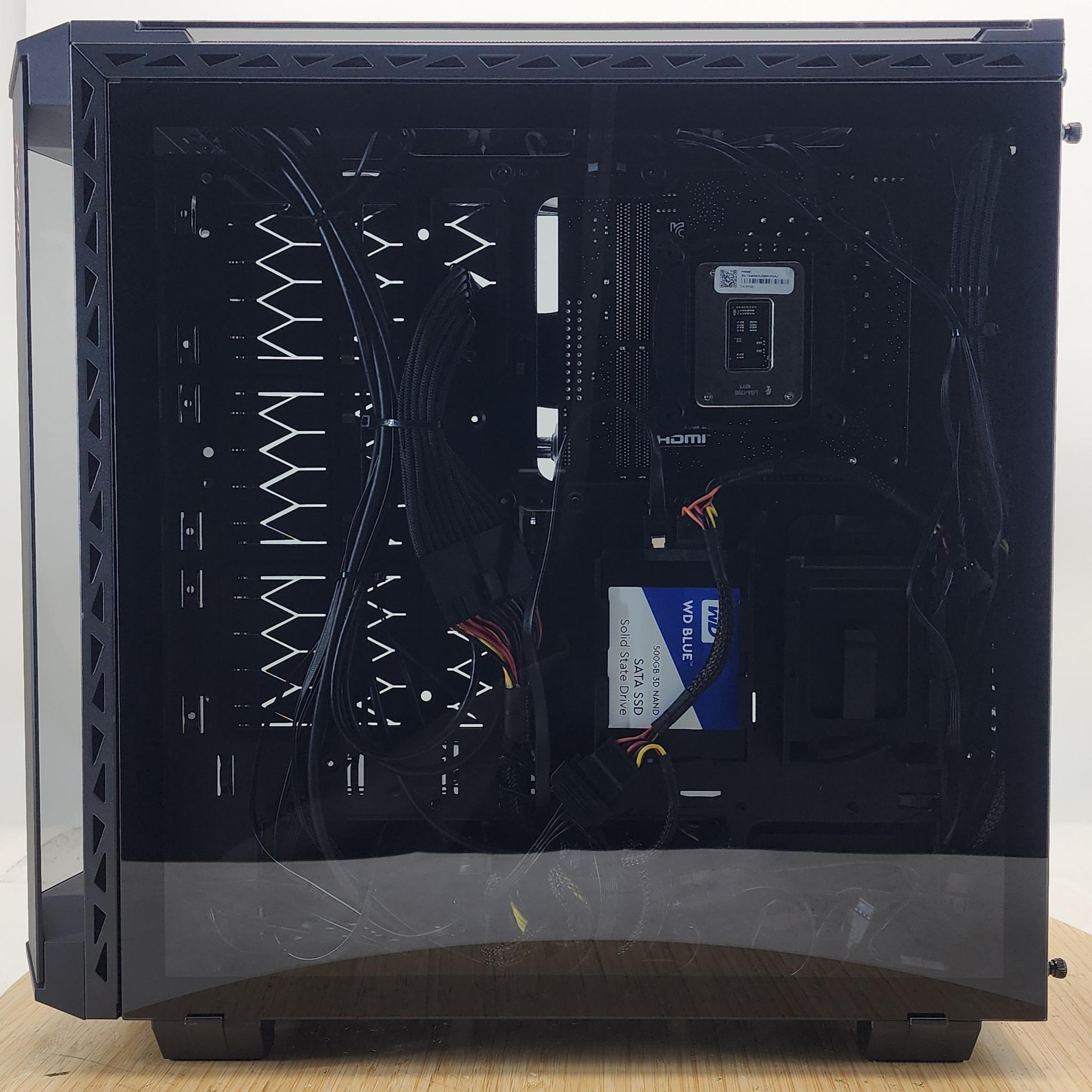 Gaming PC i3-14100F 8GB RAM 500GB SSD RX 6600 XT 8GB Windows 11 Computer