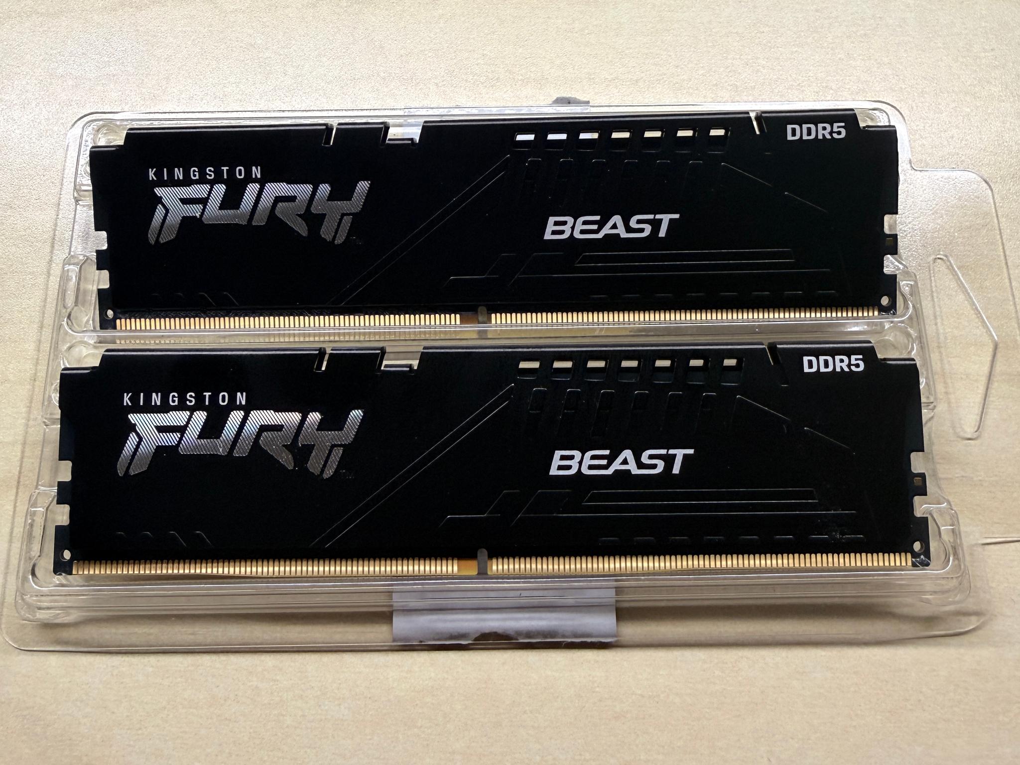 Kingston Fury Beast 6400MT/s CL32 Expo & XMP