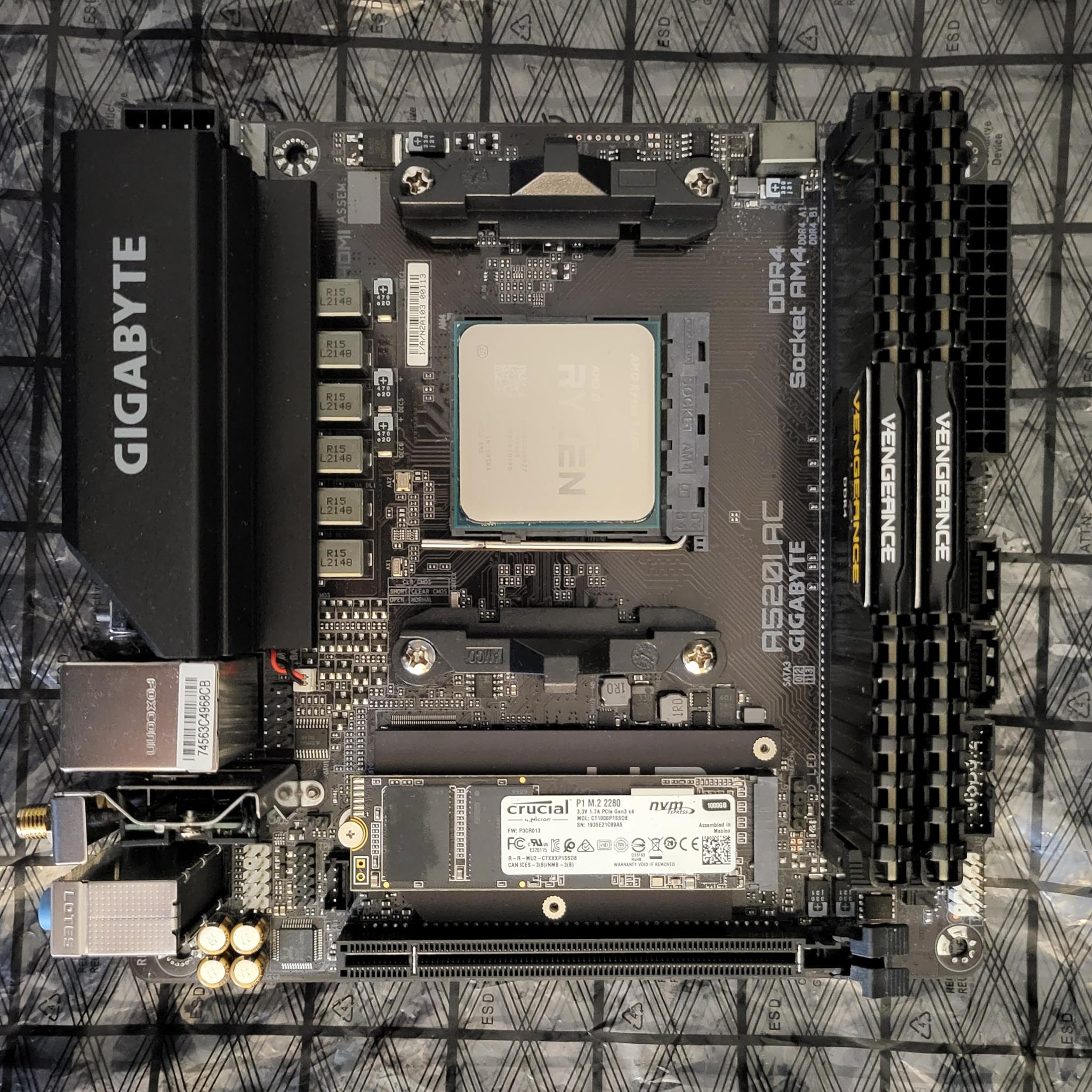 Bundle! R5 5600, A520I Mini ITX, 16GB DDR4, 1TB SSD