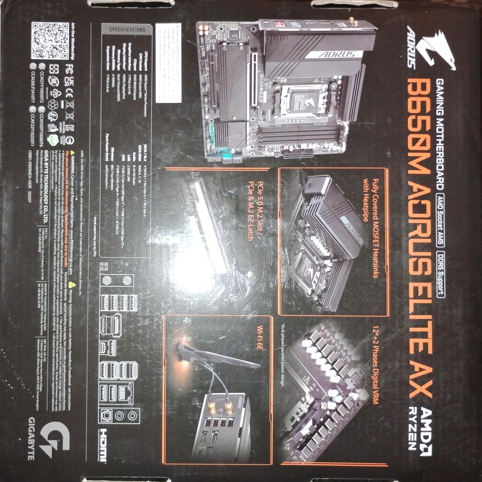 GIGABYTE B650M AORUS Elite AX
