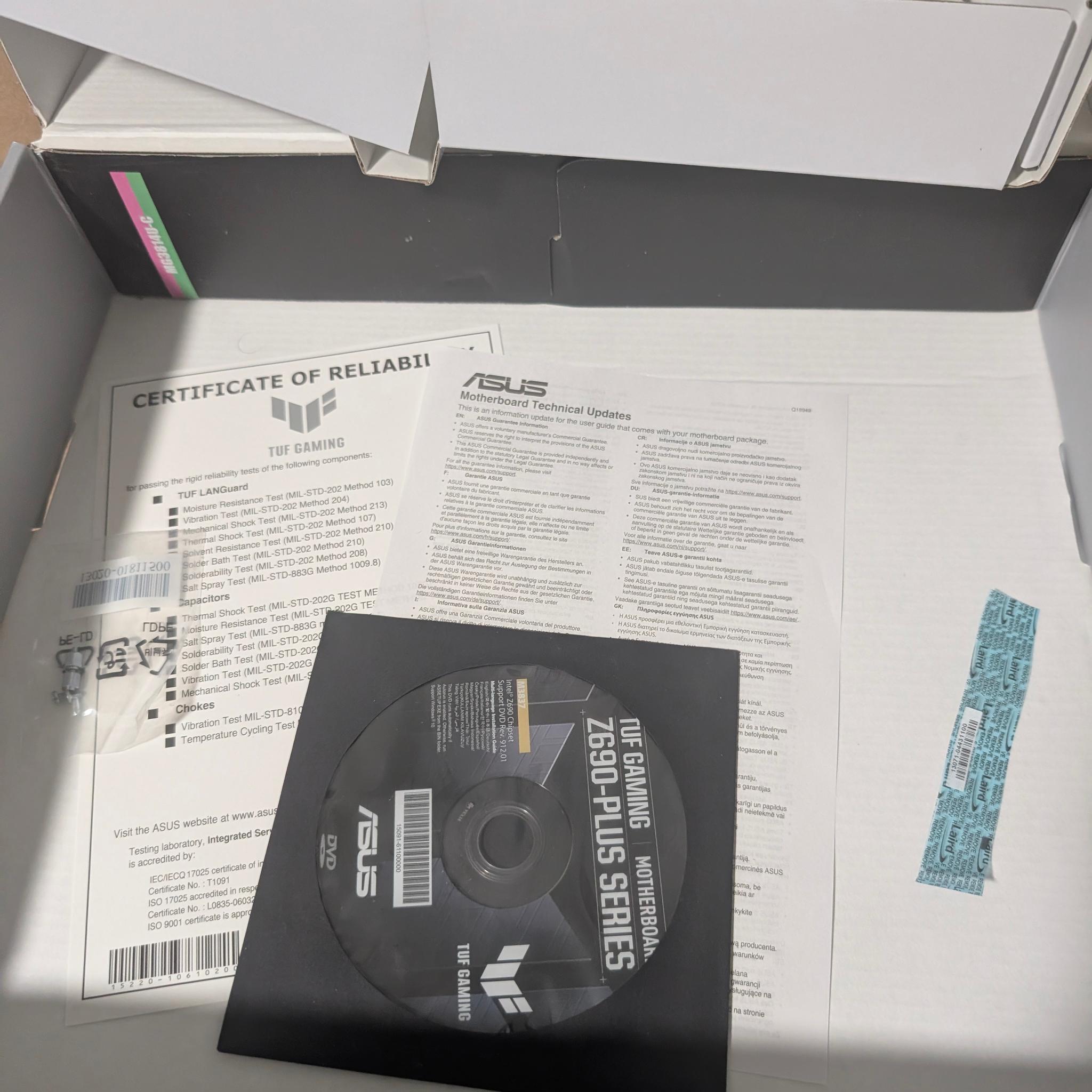 Asus Tuf Gaming Z690 Plus Wifi D4