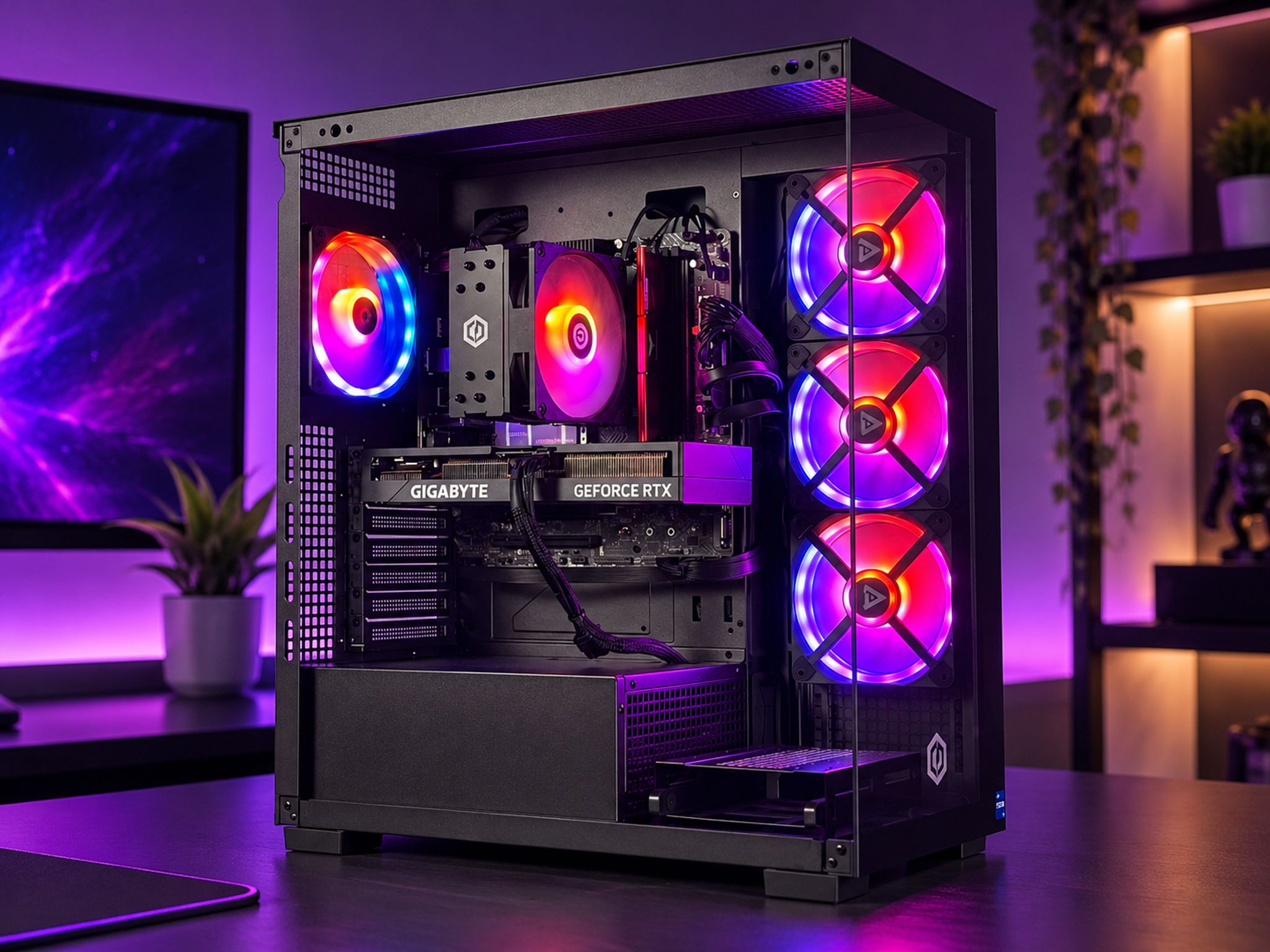 ✨ STARFIRE Gaming PC | RTX 4060 Ti | i7-14700F | 16GB DDR5 | 2TB NVME | WiFi & BT | FREE SHIP