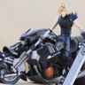 Final Fantasy VII FF7 Remake Play Arts Kai Cloud Strife Hardy Daytona Figure New