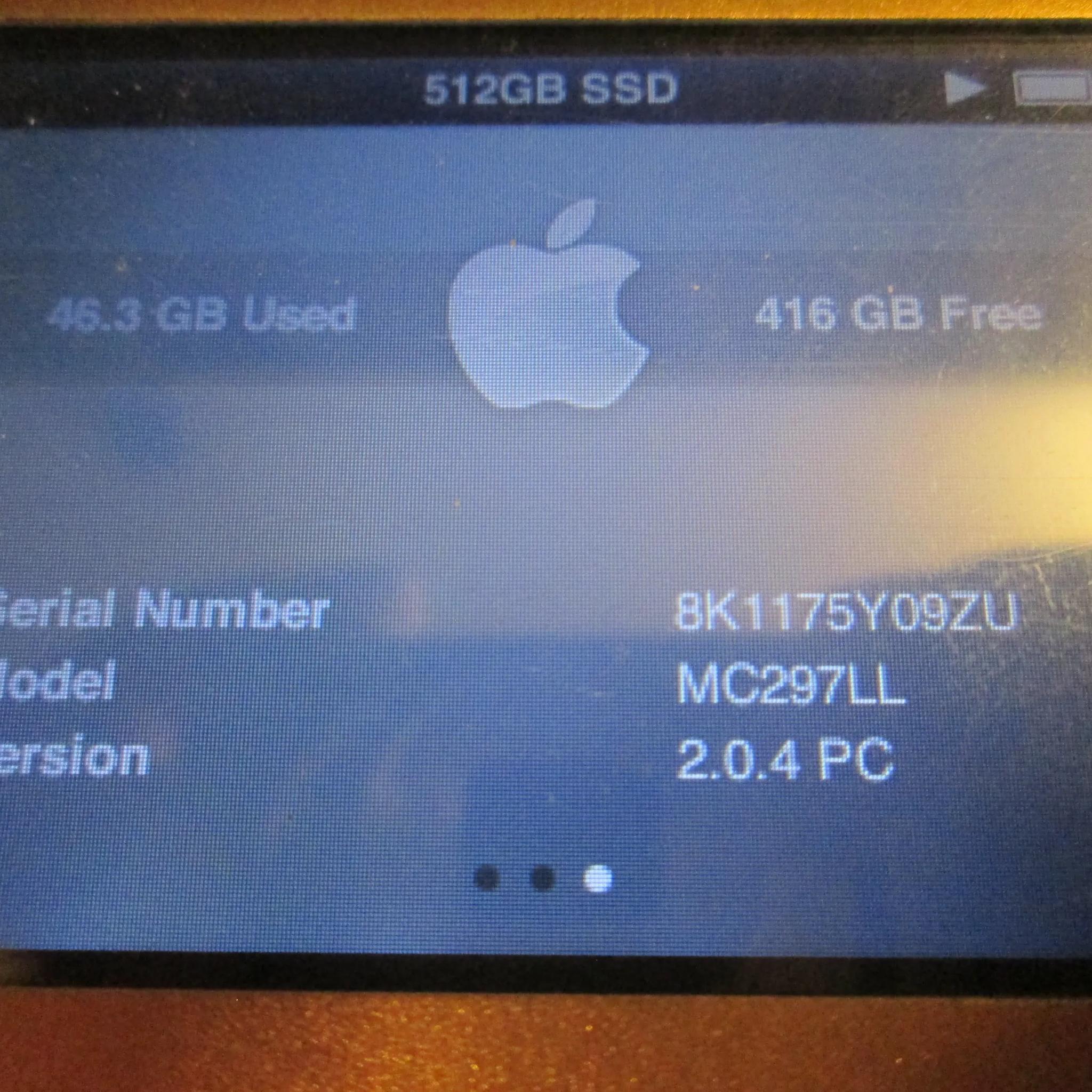 Ipod Classic 7th Gen 512gb SSD 3000mah Battery And Accessories