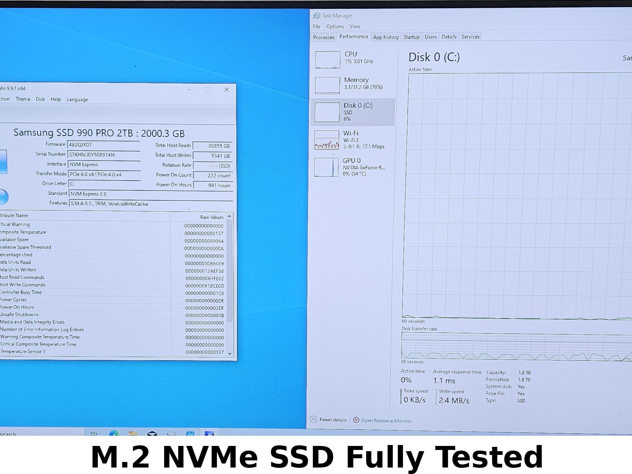 2TB NVMe M.2 SSD Samsung 990 PRO