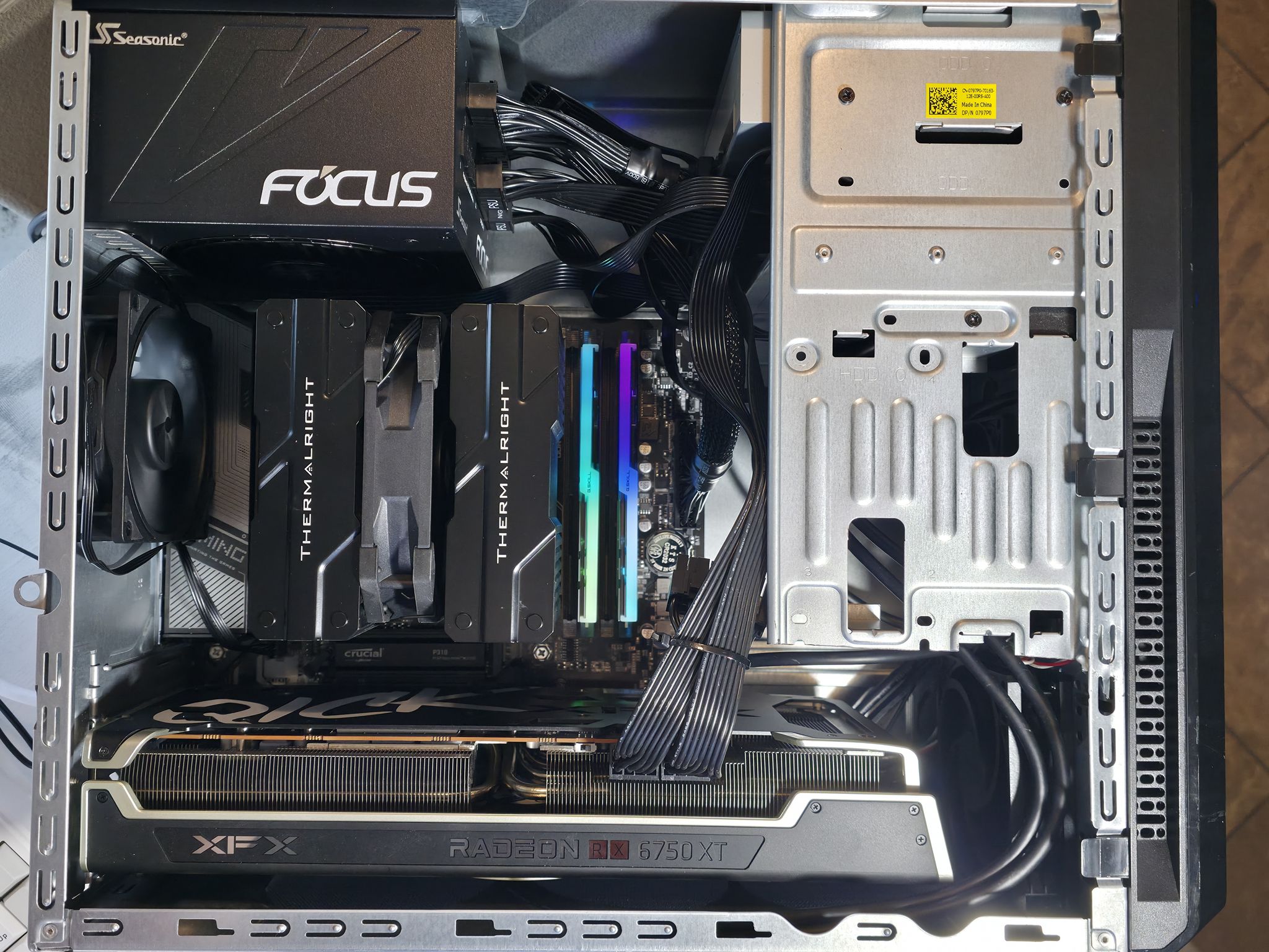 Mid Range Gaming Sleeper PC Ryzen 7 5800xt, Rx 6750xt, 32gb ddr4, 1tb nvme, 1440P or 1080P