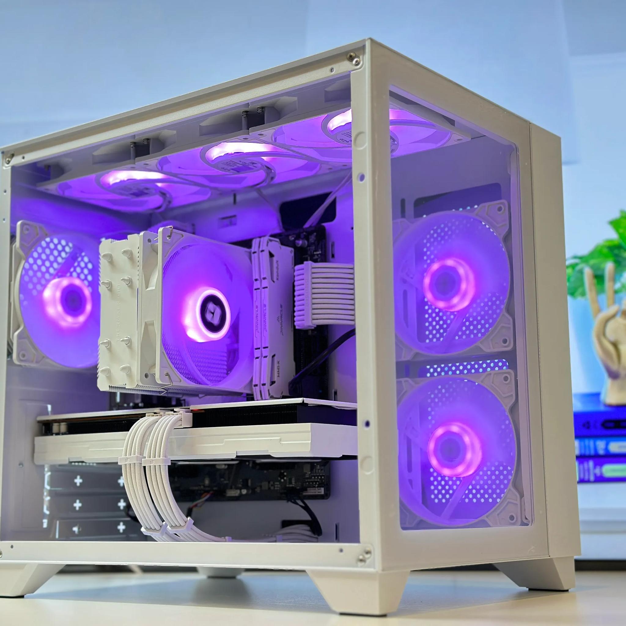 🤍🏔️Alaska🏔️❄️Gaming PC❄️AMD RX VEGA 56 8GB❄️Intel 12100F❄️16GB DDR4❄️1TB NVME SSD