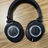 Audio-Technica ATH-M50X Professional Studio Monitor Headphones, Black