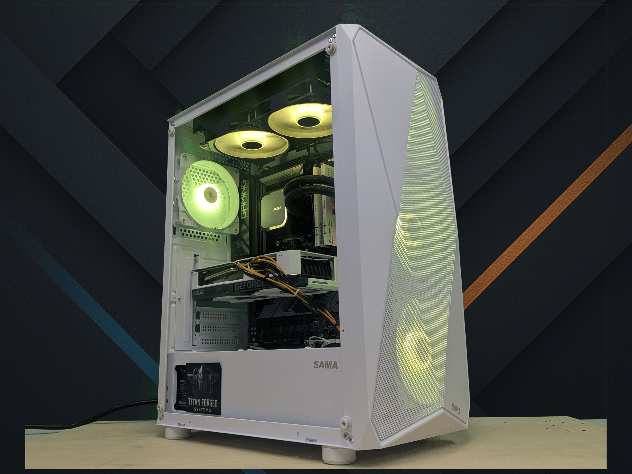 ❄️ Yuki | 4060 7600x ASUS Dual White |  Ryzen 5 AM5 | Clean White Build | 32GB DDR5 | 1TB NVMe