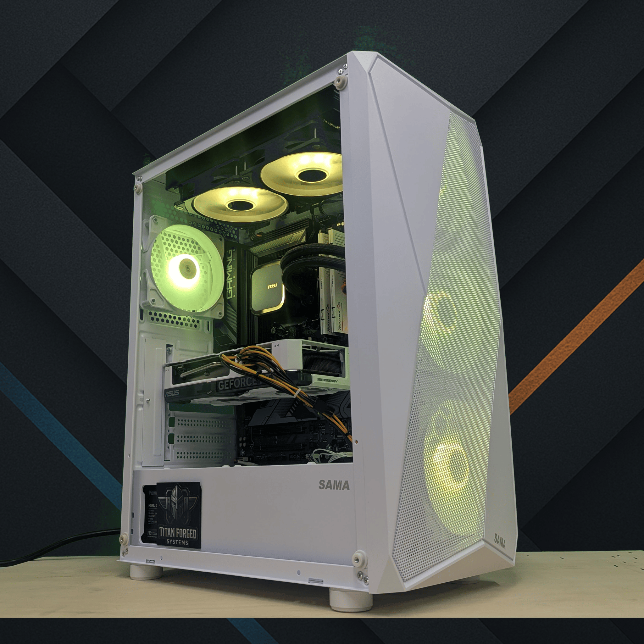 ❄️ Yuki | 4060 7600x ASUS Dual White |  Ryzen 5 AM5 | Clean White Build | 32GB DDR5 | 1TB NVMe