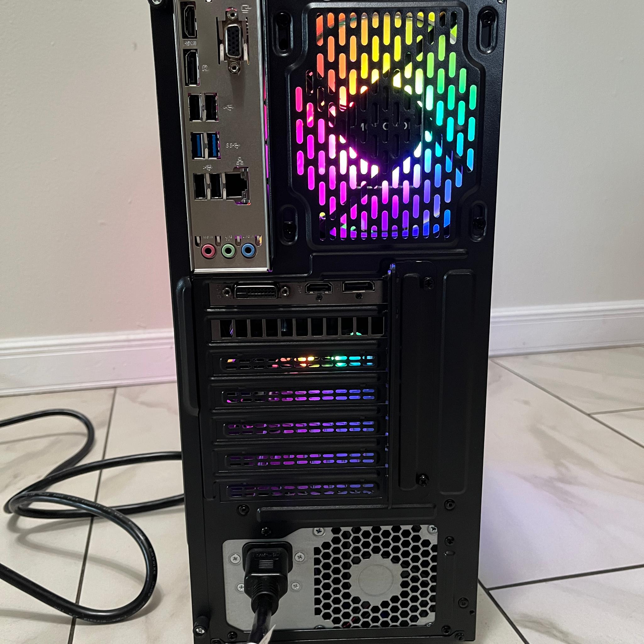 NVIDIA GTX 1650, Intel Core i3-10100, 12GB RAM, 870GB Storage, Gaming PC w/ Wi-Fi & BT