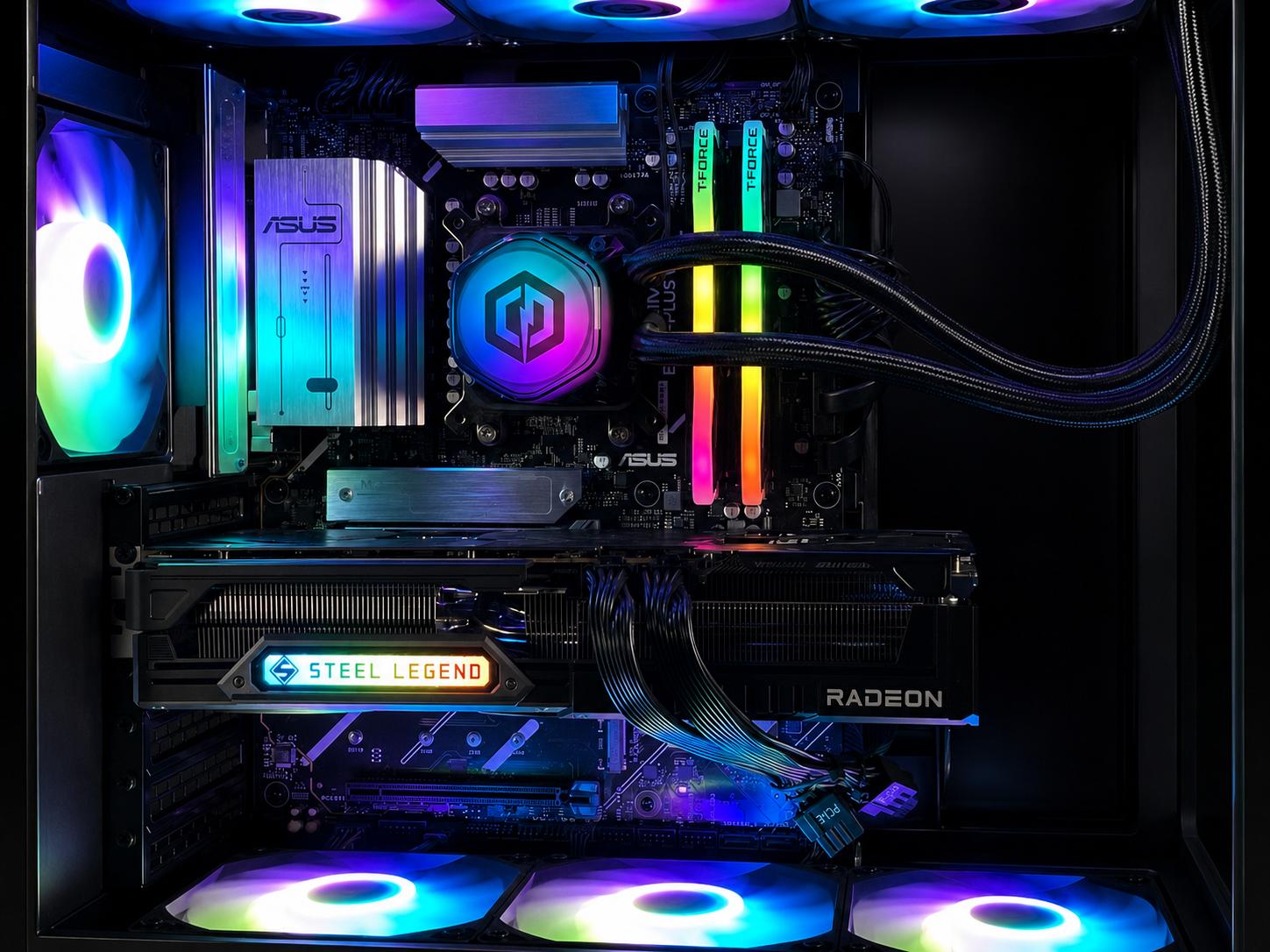 ⚪⚡ IRONCLAD XL Gaming PC | RX 9070 XT | Ryzen 7 9800x3D | 32GB | 2TB SSD | WiFi + BT | FREE SHIPPING