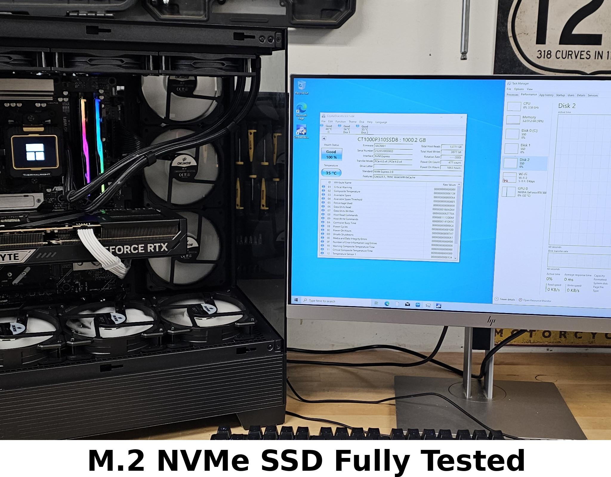 1TB NVMe M.2 SSD Crucial P310