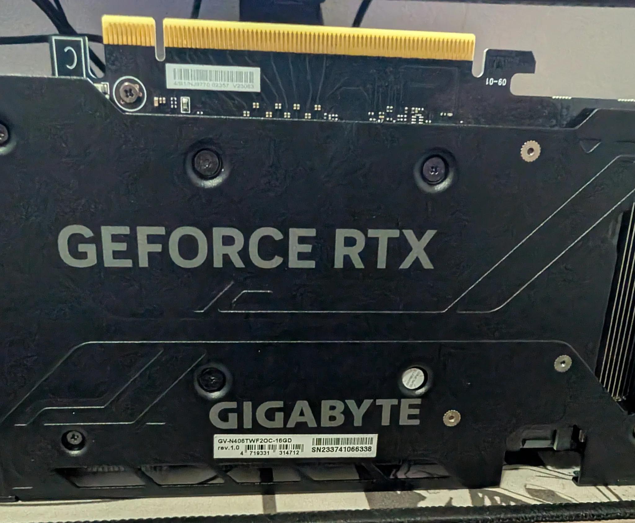 Gigabyte 4060 TI 16GB