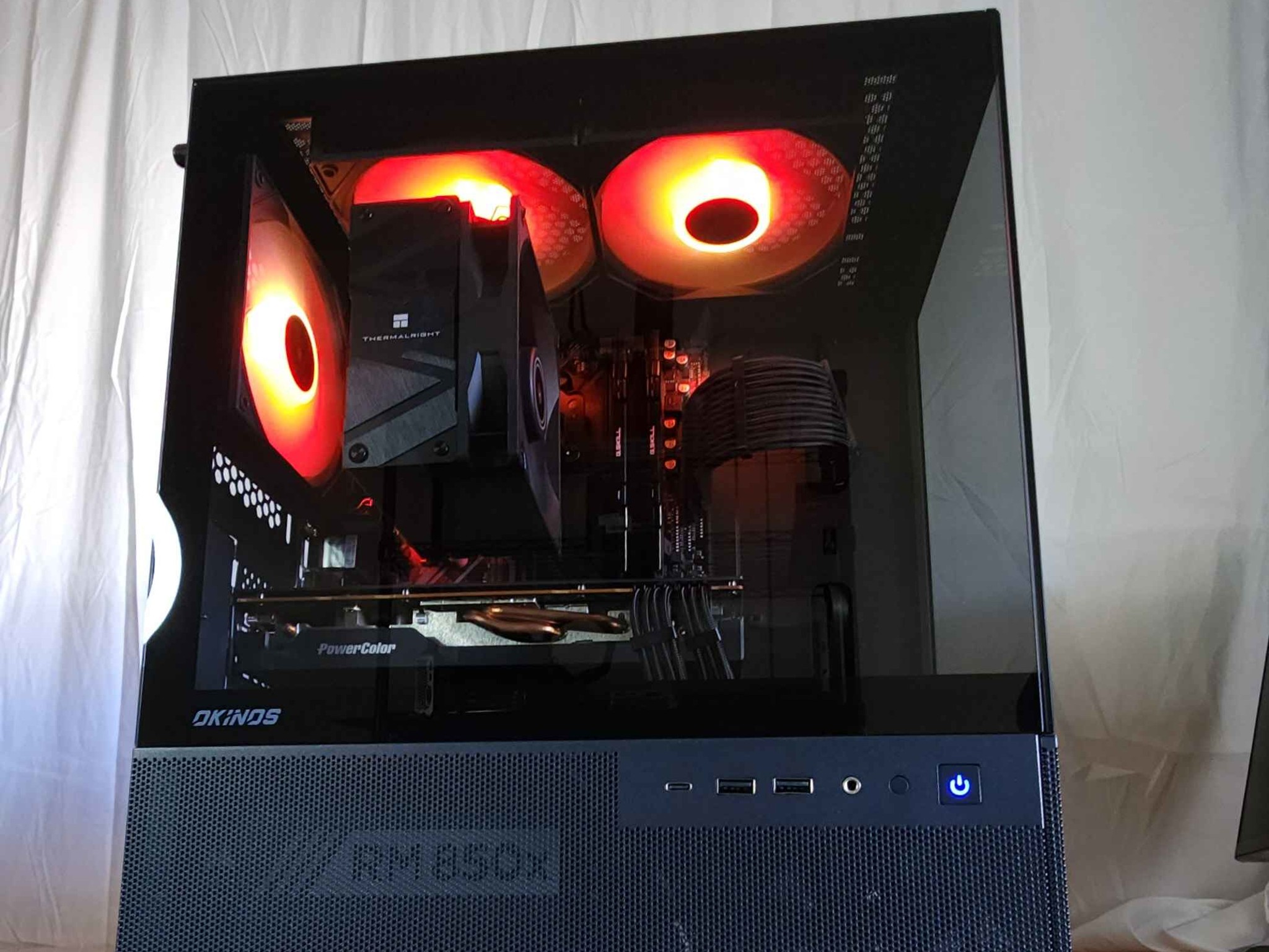 Obsidian core 🌑💻 | Ryzen 5600x | Radeon 6700xt | 32gb | 1tb NVME | 850w | WIFI Included!