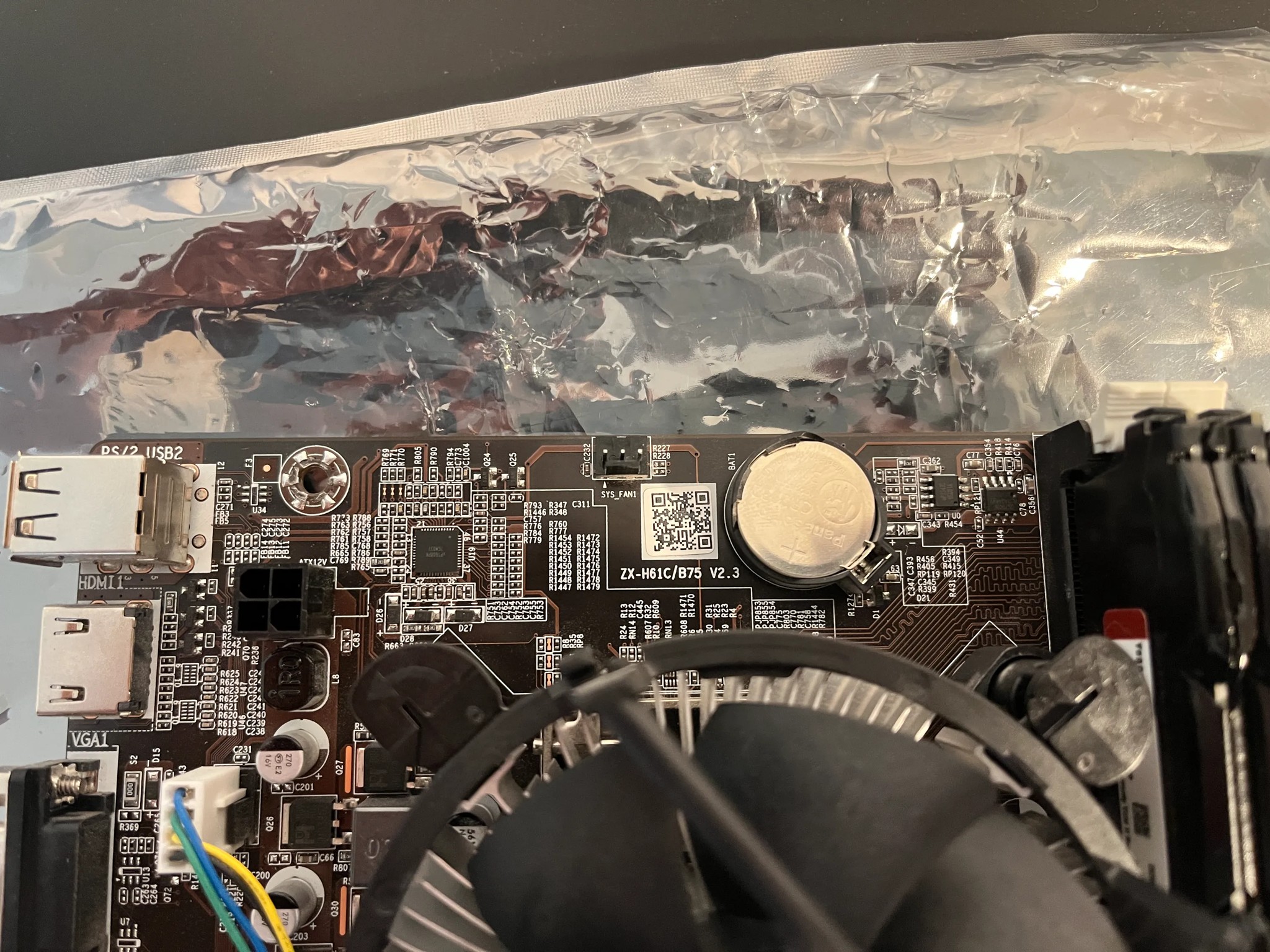 I5-3570 16GB DDR3 Mini DTX LGA1155 ZX-H61C V2.3 Motherboard