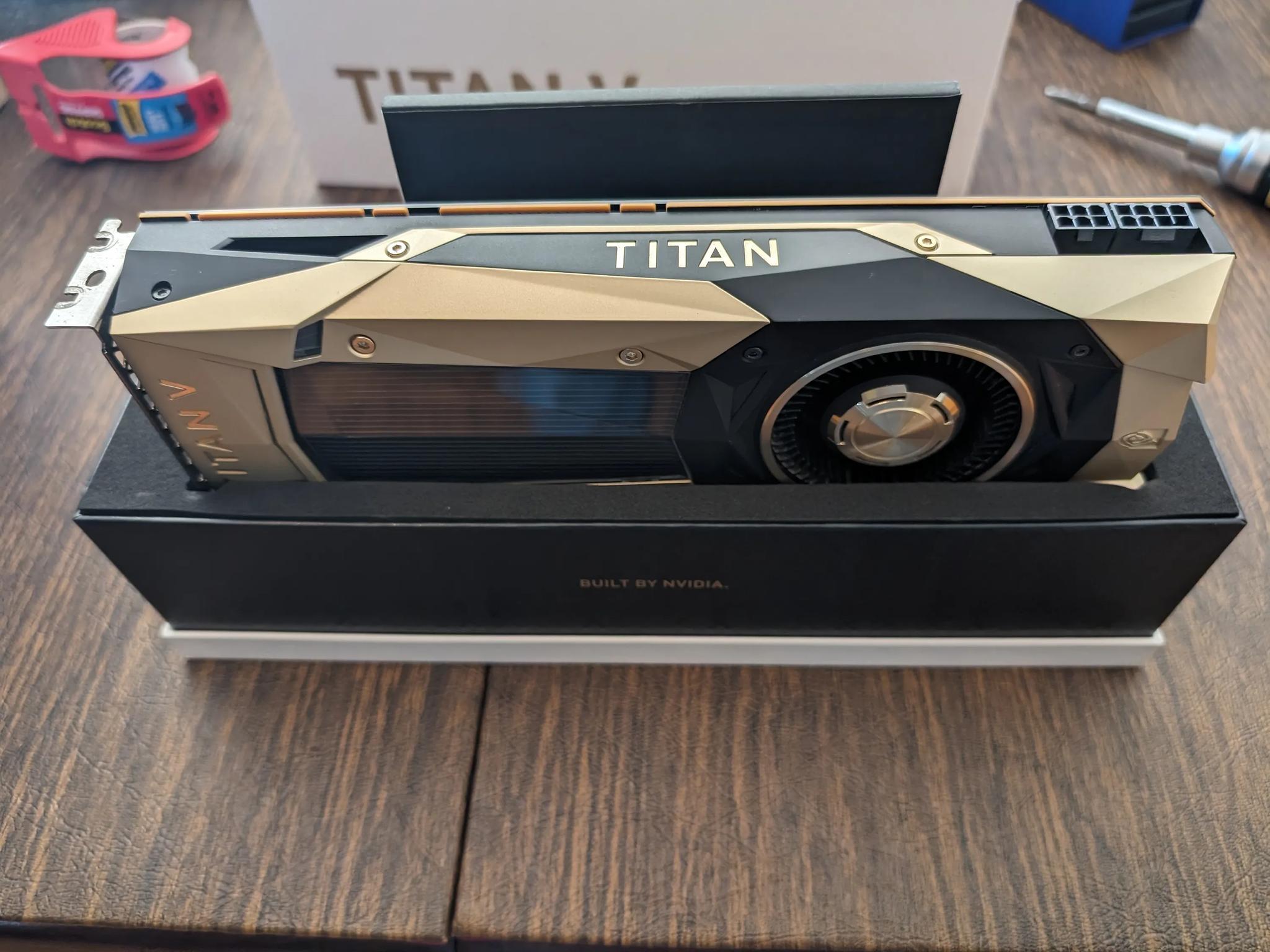 NVIDIA TITAN V Volta 12GB HBM2 GPU Video/Graphics Card