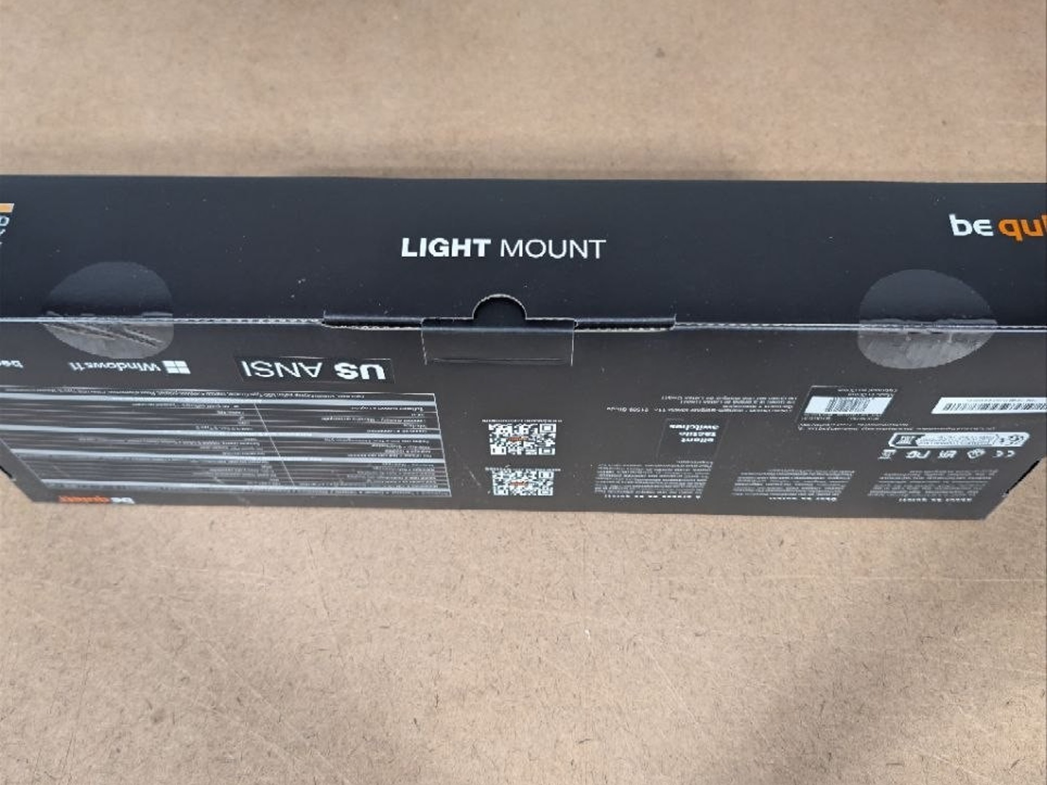 Be Quiet! Light Mount Silent Linear Mechanical Keyboard USB QWERTY